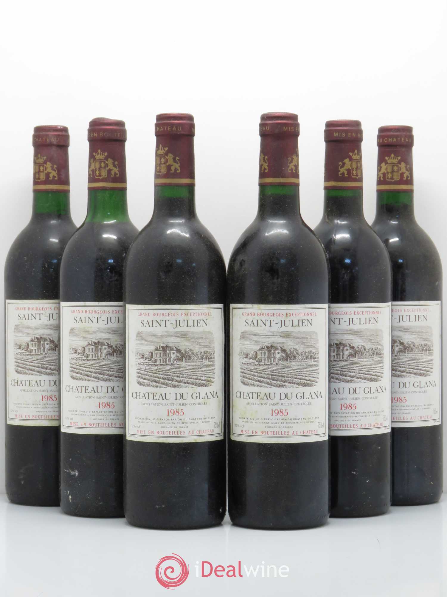 Château du Glana 1985 - Lot de 6 bouteilles - 0
