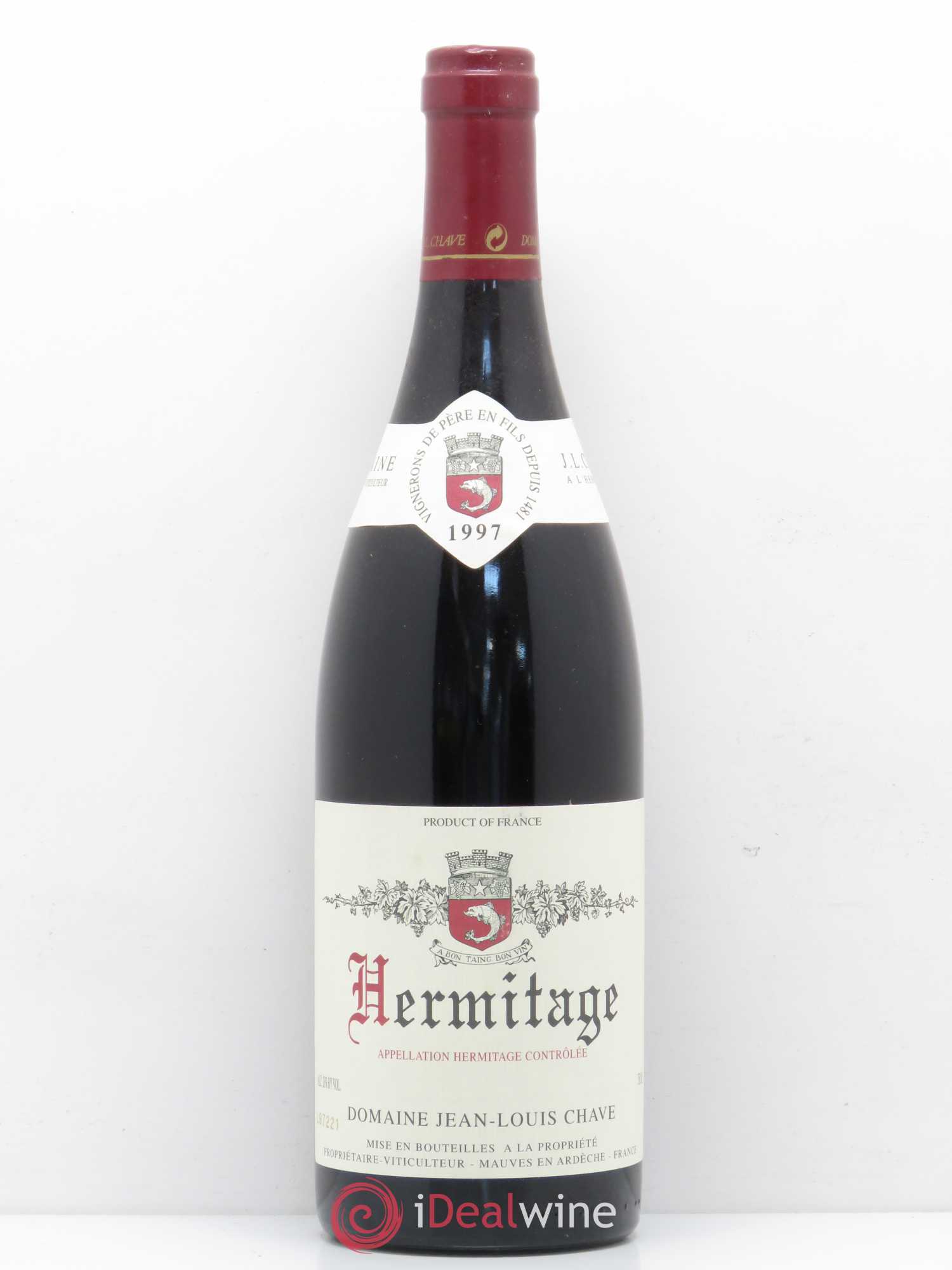 Hermitage Jean-Louis Chave 1997 - Lot de 1 bouteille - 0