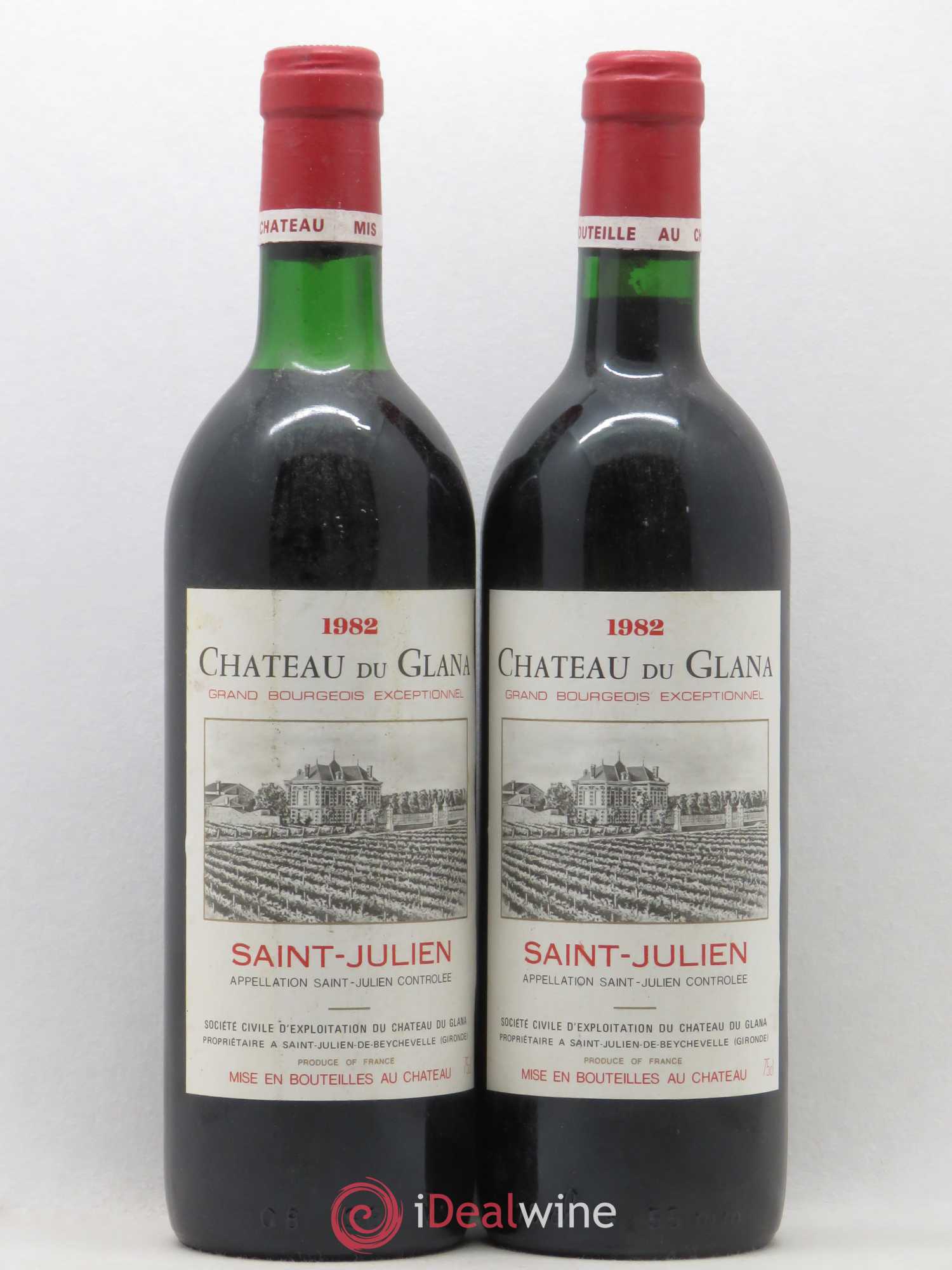 Château du Glana 1982 - Lot de 2 bouteilles - 0