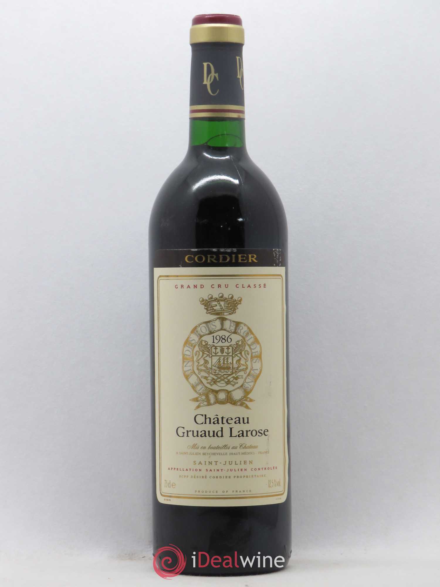 Château Gruaud Larose 2ème Grand Cru Classé 1986 - Lot de 1 bouteille - 0
