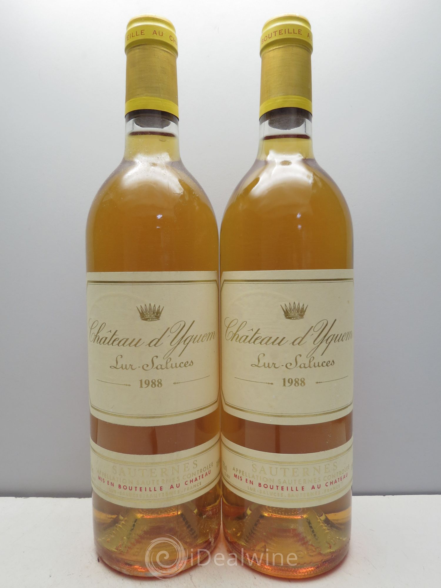 Château d' Yquem 1er Cru Classé Supérieur 1988 - Lotto di 2 bottiglie - 0