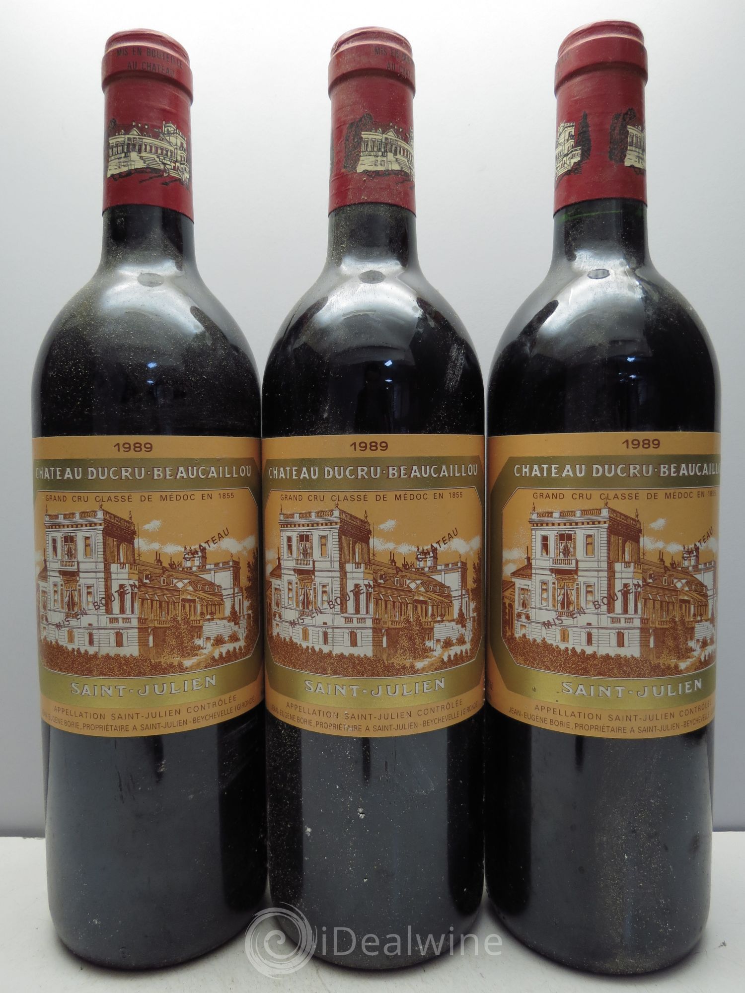 Château Ducru Beaucaillou 2ème Grand Cru Classé 1989 - Lot de 3 bouteilles - 0