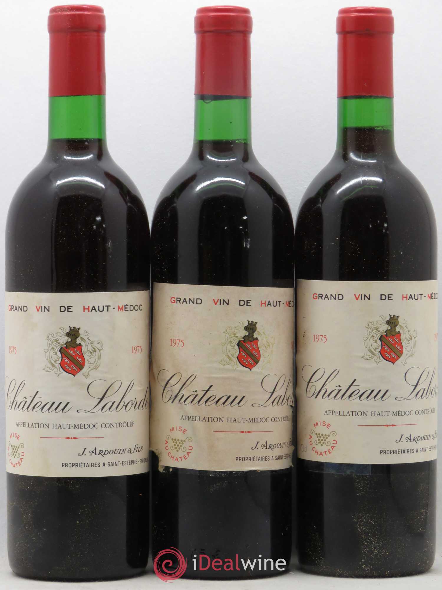 Haut Médoc Château Laborde 1975 - Lot de 6 bouteilles - 1