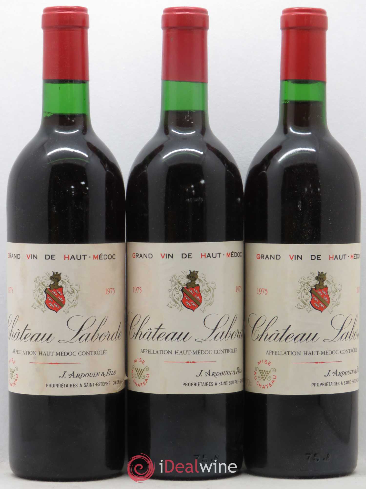 Haut Médoc Château Laborde 1975 - Lot de 6 bouteilles - 1