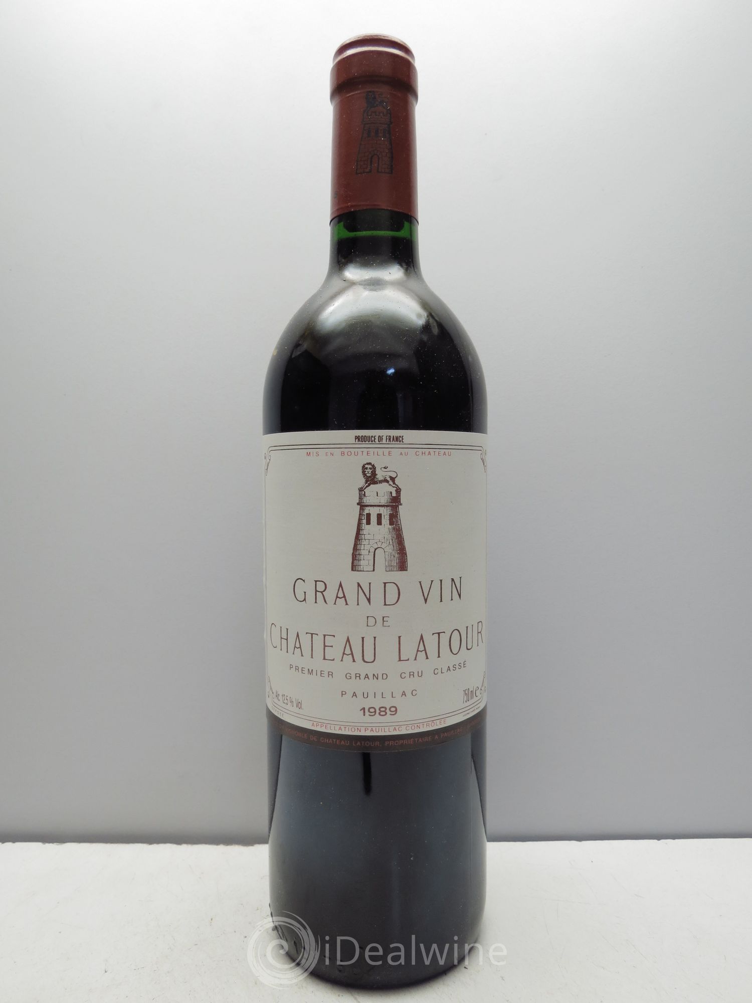 Château Latour 1er Grand Cru Classé 1989 - Lot de 1 bouteille - 0