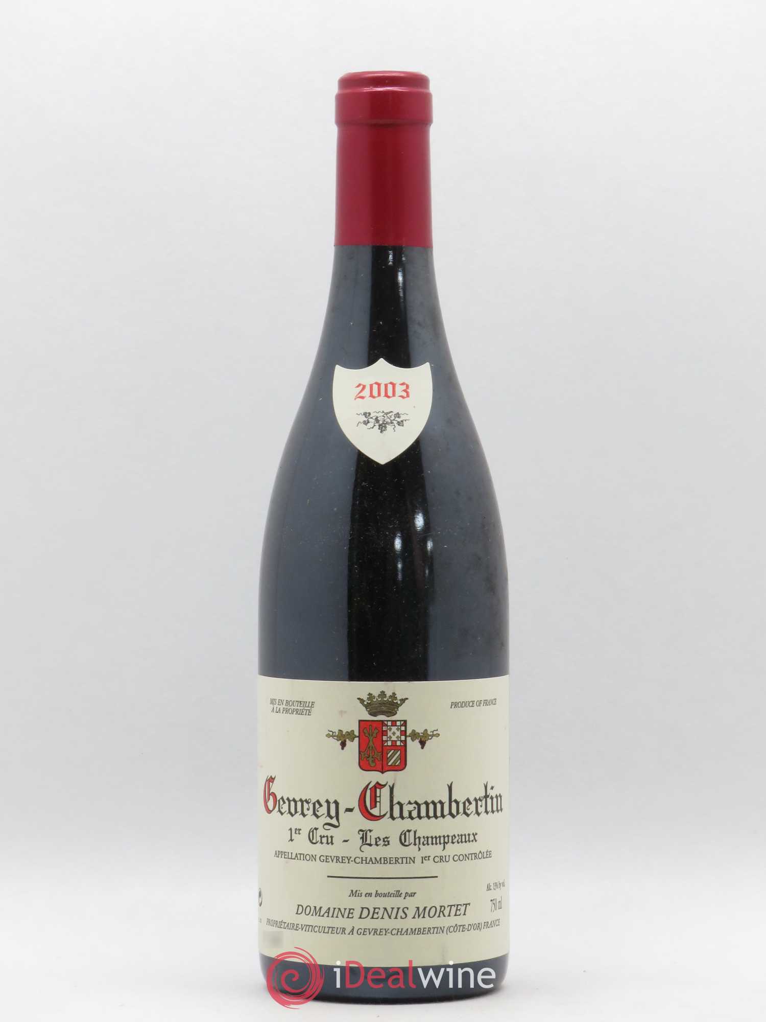 Gevrey-Chambertin 1er Cru Les Champeaux Denis Mortet (Domaine) 2003 - Posten von 1 Flasche - 0