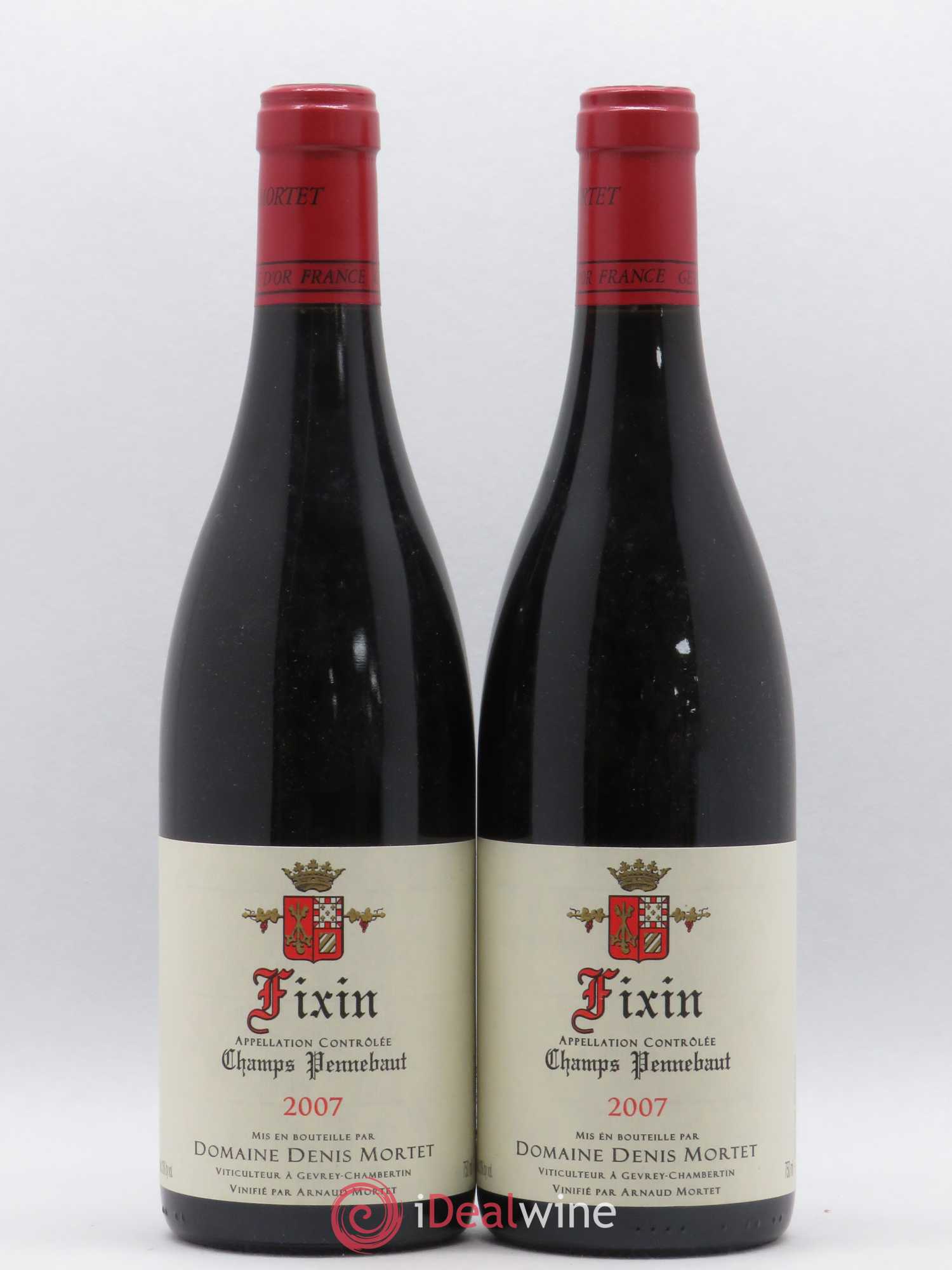 Fixin Les Champs Pennebaut Denis Mortet (Domaine) 2007 - Lot de 2 bouteilles - 0
