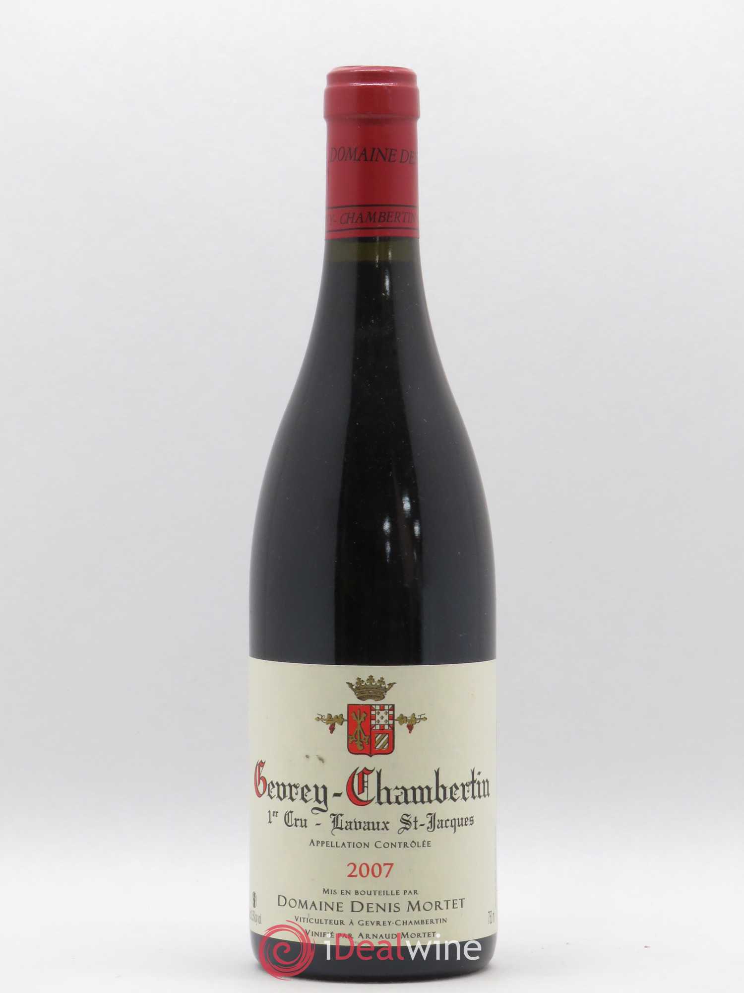 Gevrey-Chambertin 1er Cru Lavaux Saint Jacques Denis Mortet (Domaine) 2007 - Lot de 1 bouteille - 0
