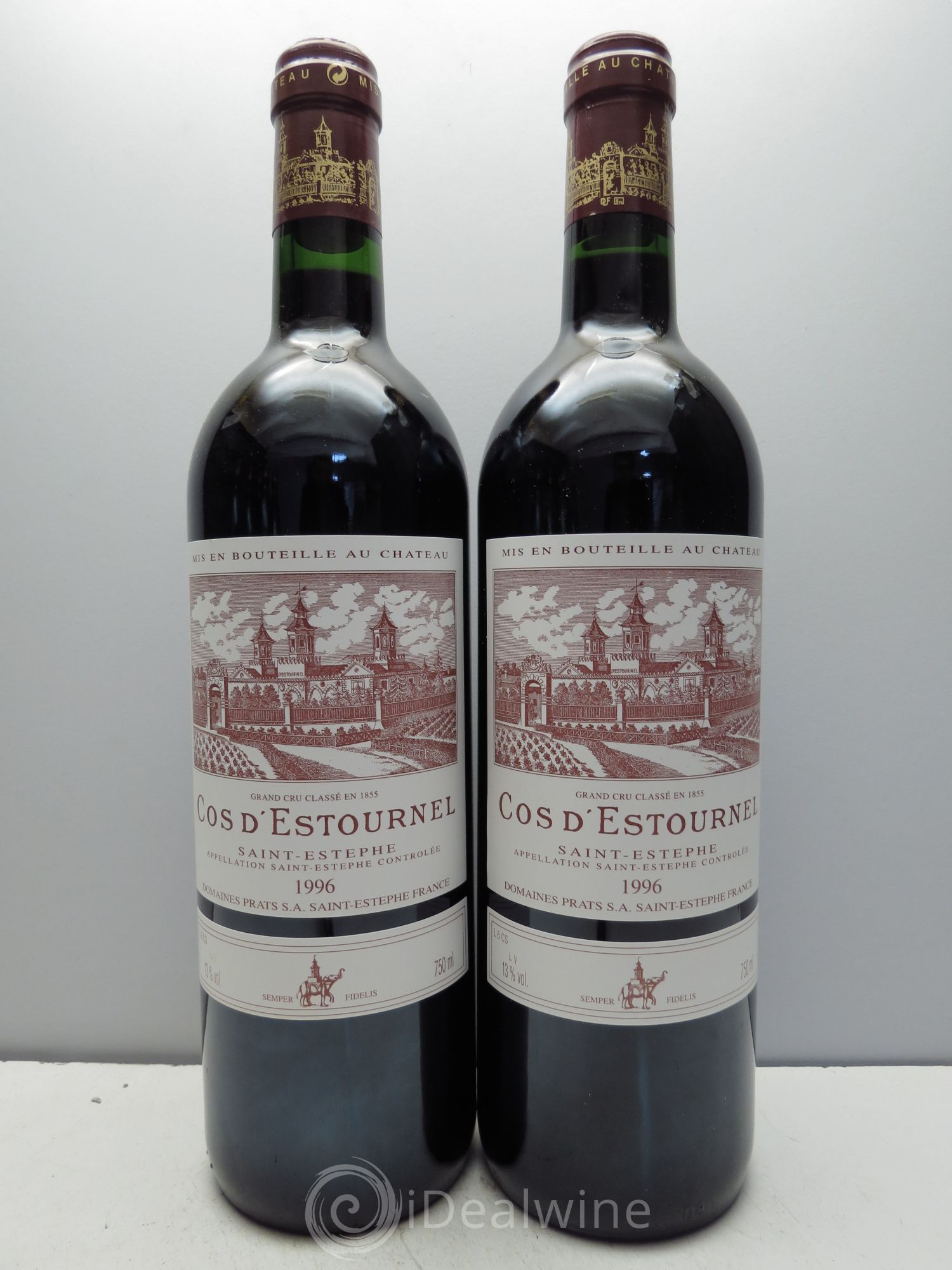 Cos d'Estournel 2ème Grand Cru Classé 1996 - Lot de 12 bouteilles - 1