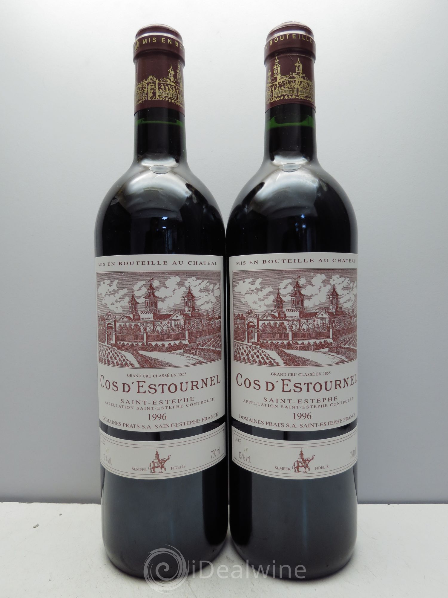 Cos d'Estournel 2ème Grand Cru Classé 1996 - Lot de 12 bouteilles - 6