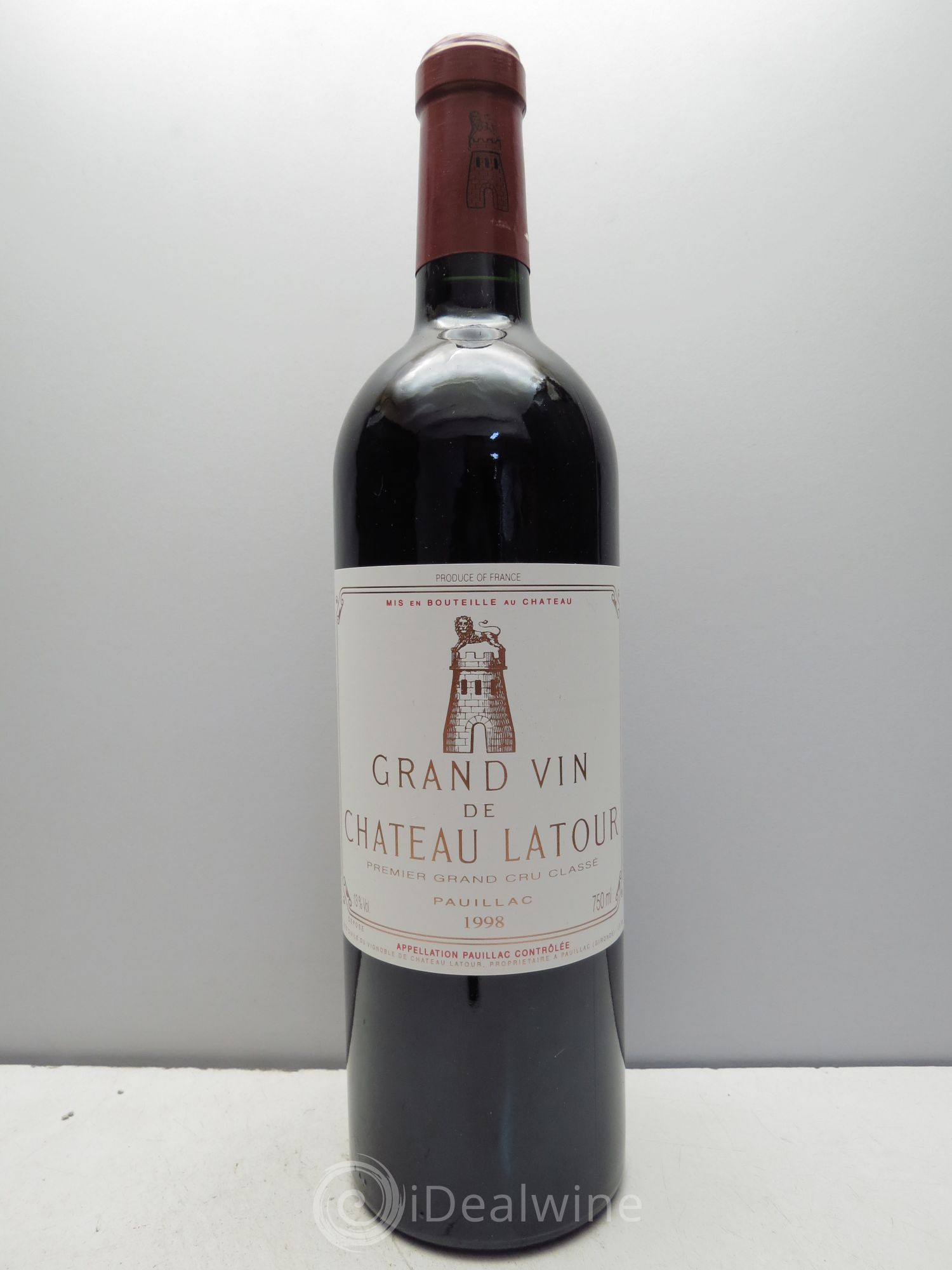 Château Latour 1er Grand Cru Classé 1998 - Lot de 1 bouteille - 0