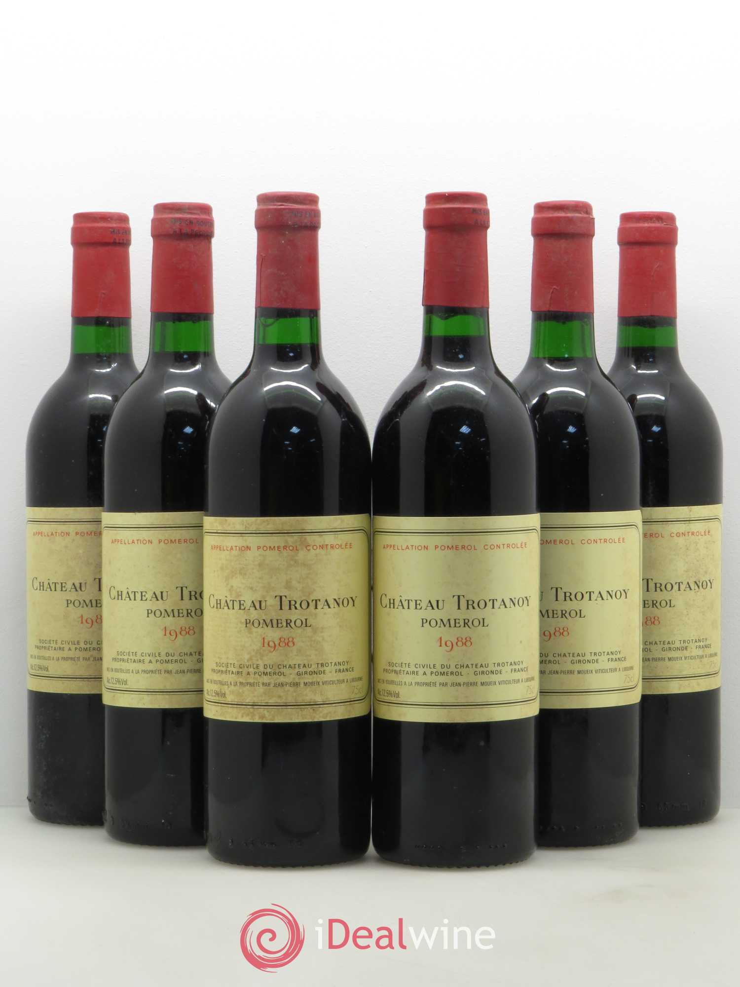 Château Trotanoy 1988 - Lot de 6 bouteilles - 0