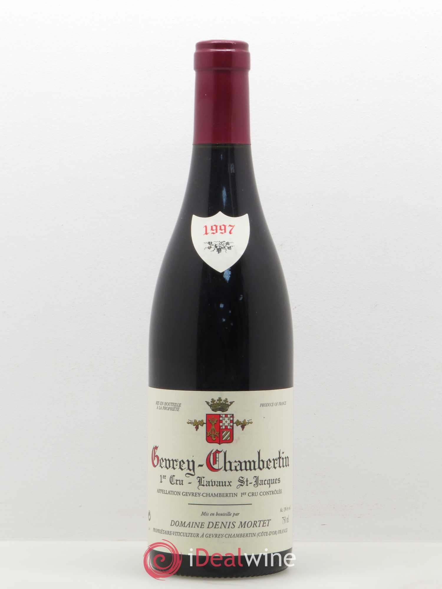 Gevrey-Chambertin 1er Cru Lavaux Saint Jacques Denis Mortet (Domaine) 1997 - Lot de 1 bouteille - 0