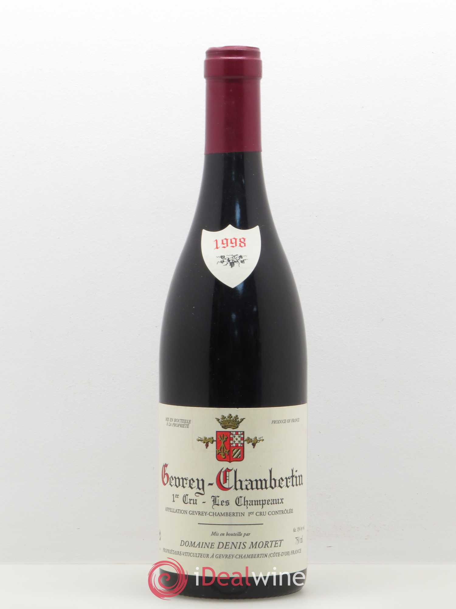 Gevrey-Chambertin 1er Cru Les Champeaux Denis Mortet (Domaine) 1998 - Lot de 1 bouteille - 0
