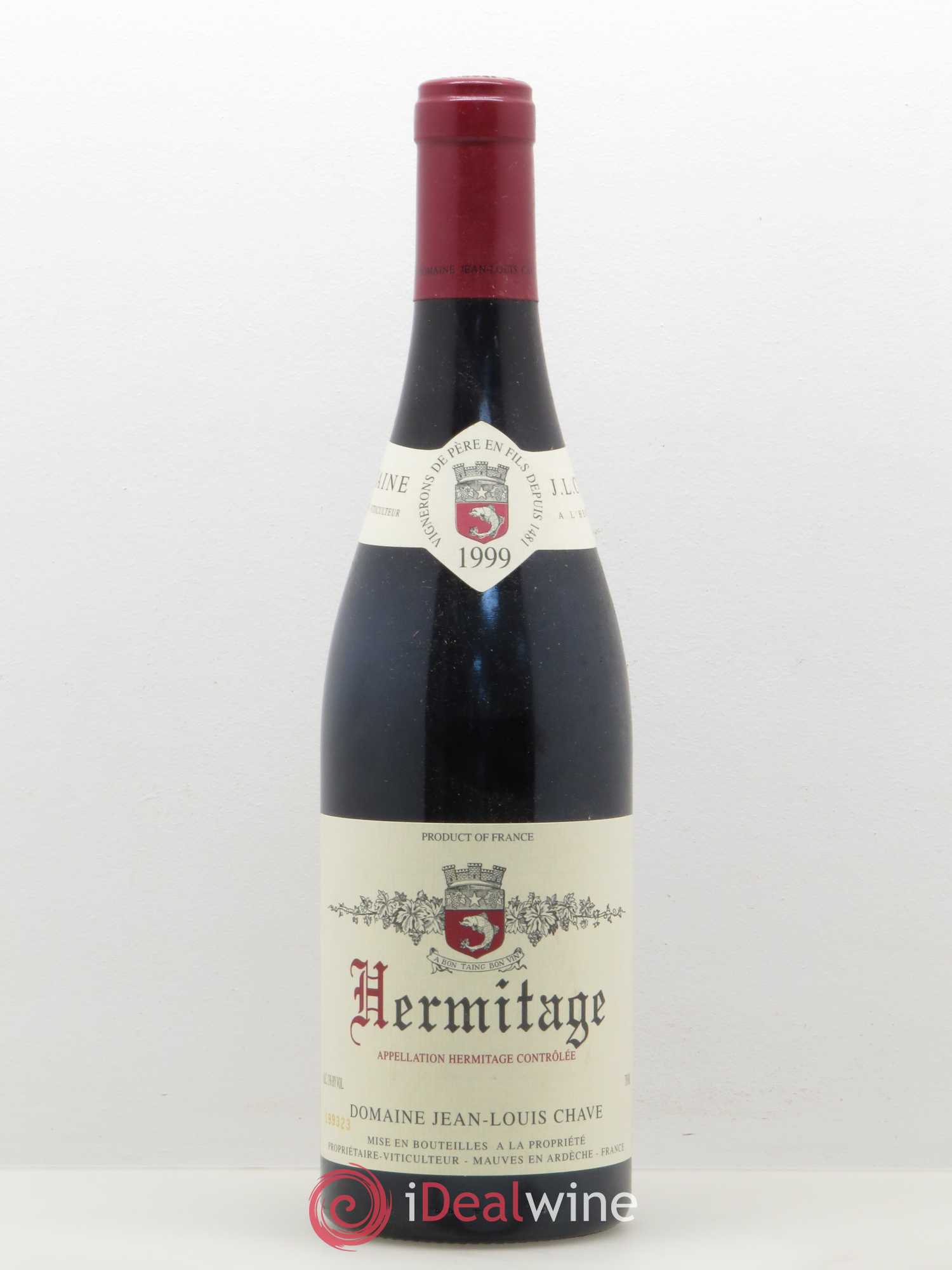 Hermitage Jean-Louis Chave 1999 - Lot de 1 bouteille - 0