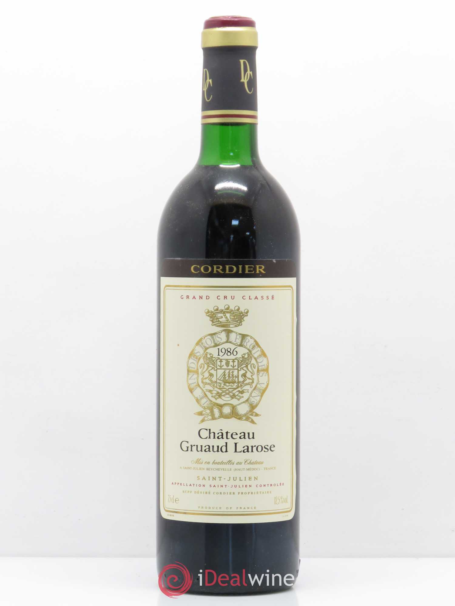 Château Gruaud Larose 2ème Grand Cru Classé 1986 - Lot de 1 bouteille - 0
