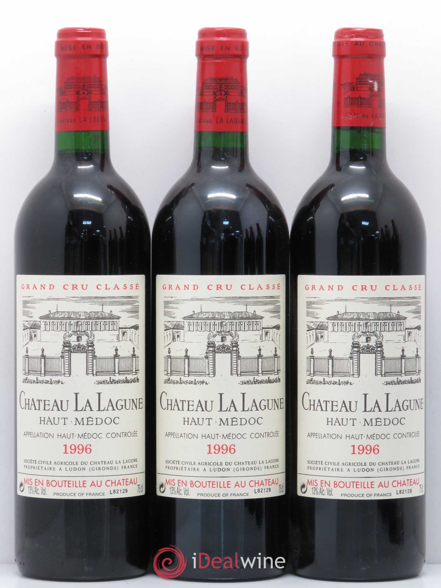 Château la Lagune 3ème Grand Cru Classé 1996 - Lot de 6 bouteilles - 1