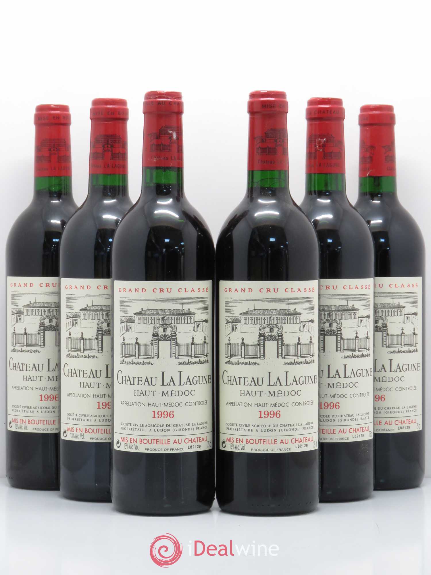 Château la Lagune 3ème Grand Cru Classé 1996 - Lot de 6 bouteilles - 0