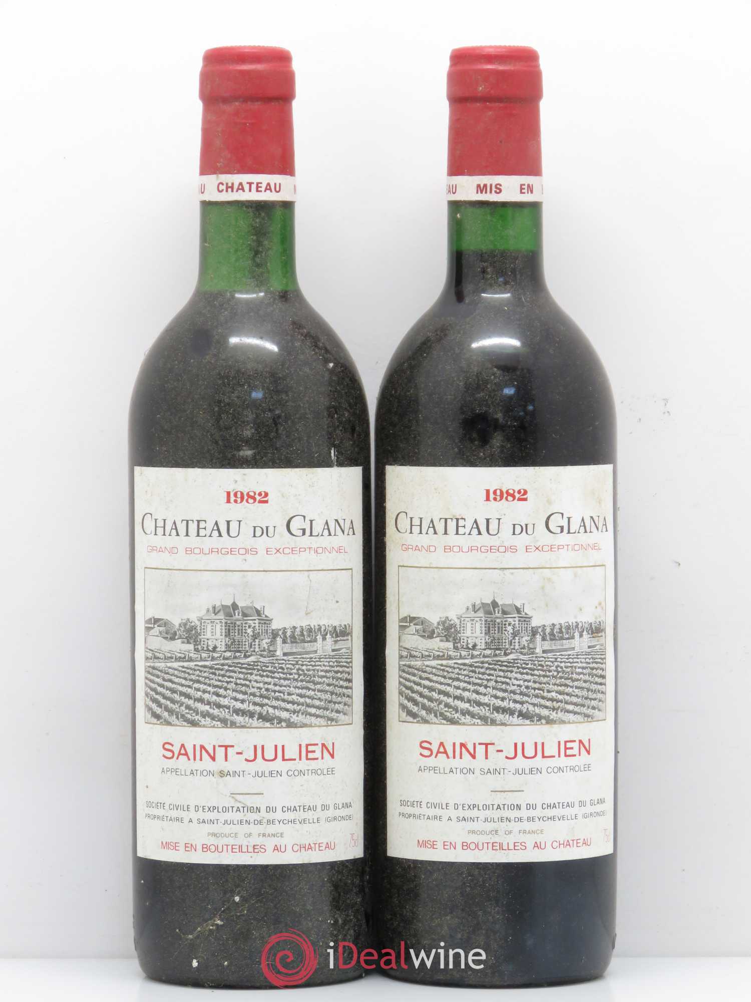 Château du Glana 1982 - Lot de 2 bouteilles - 0