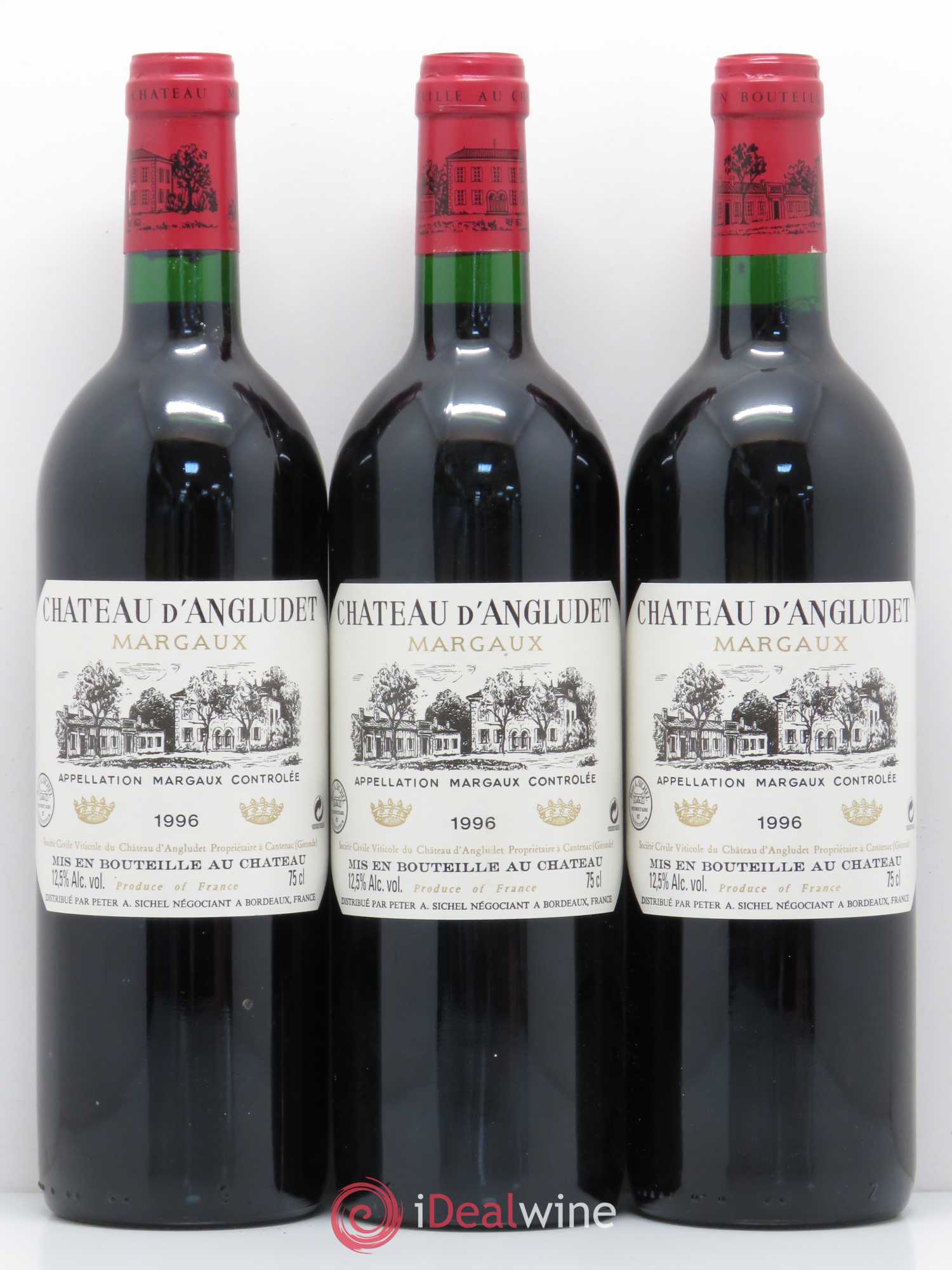 Château d' Angludet Cru Bourgeois 1996 - Lot de 6 bouteilles - 2