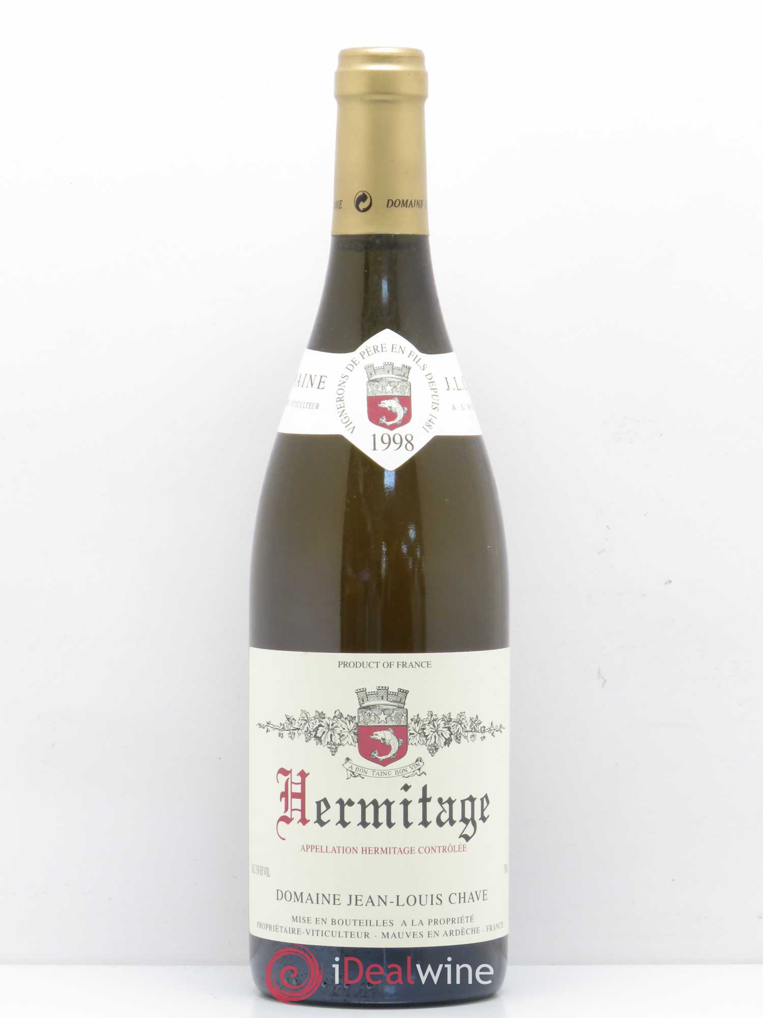 Hermitage Jean-Louis Chave 1998 - Lot de 1 bouteille - 0
