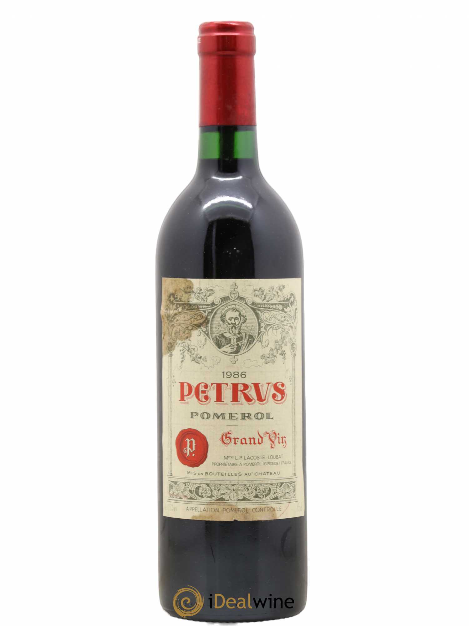 Petrus 1986 - Lot de 1 bouteille - 0
