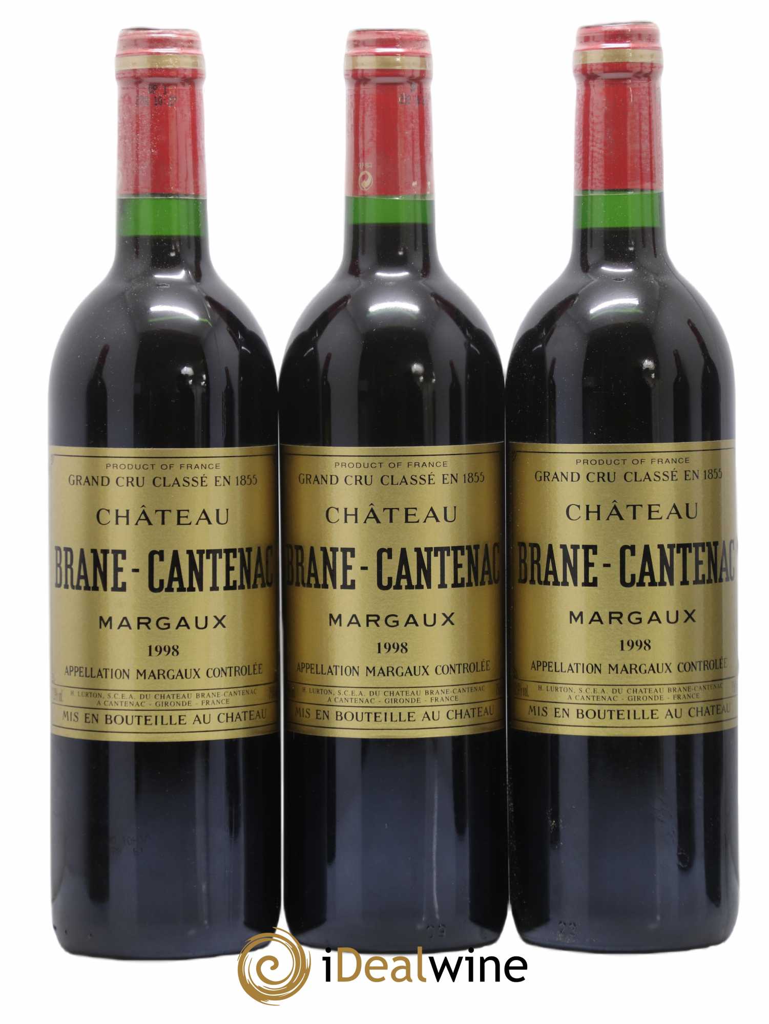 Château Brane Cantenac 2ème Grand Cru Classé 1998 - Lot de 6 bouteilles - 1