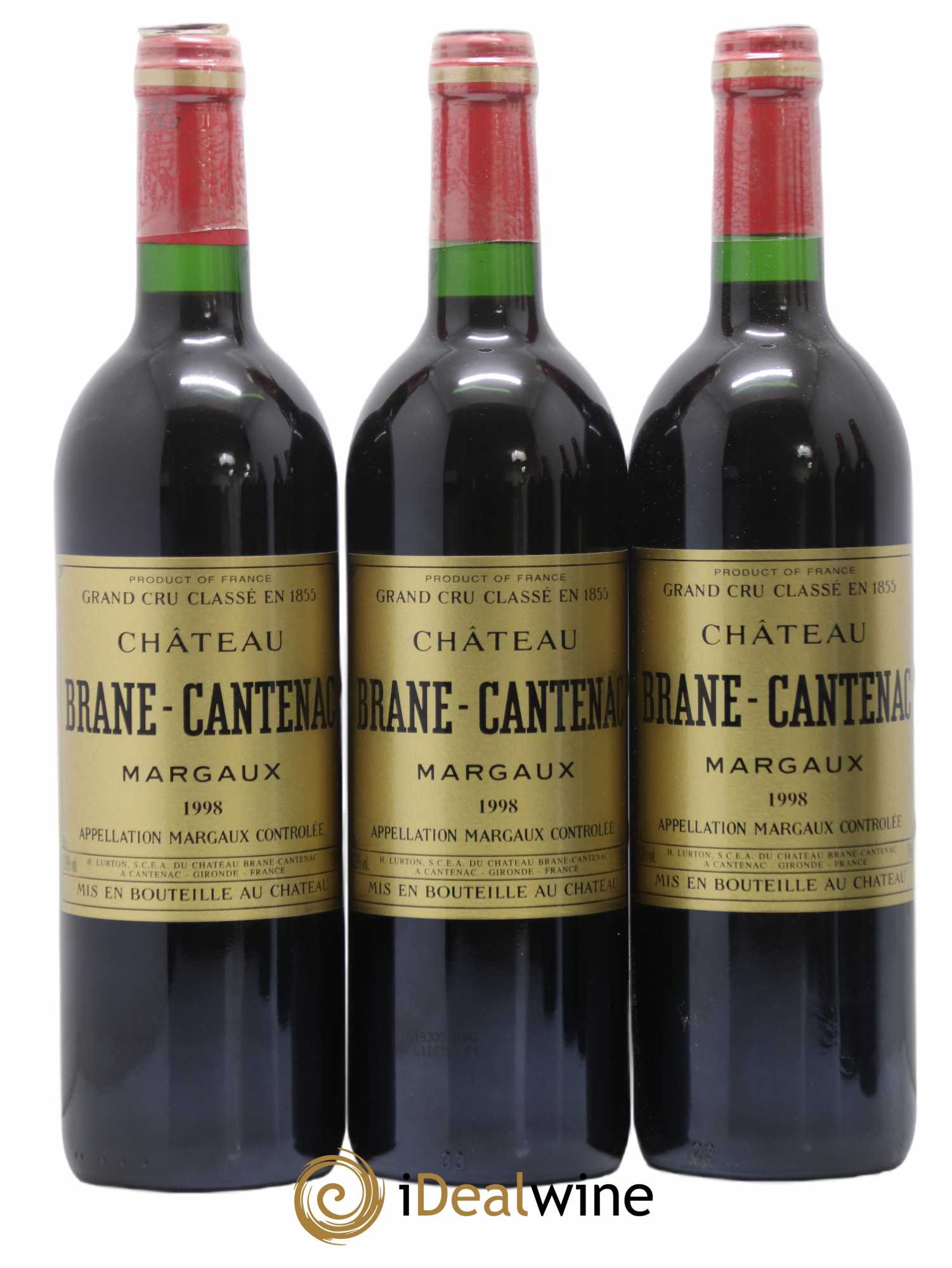 Château Brane Cantenac 2ème Grand Cru Classé 1998 - Lot de 6 bouteilles - 2