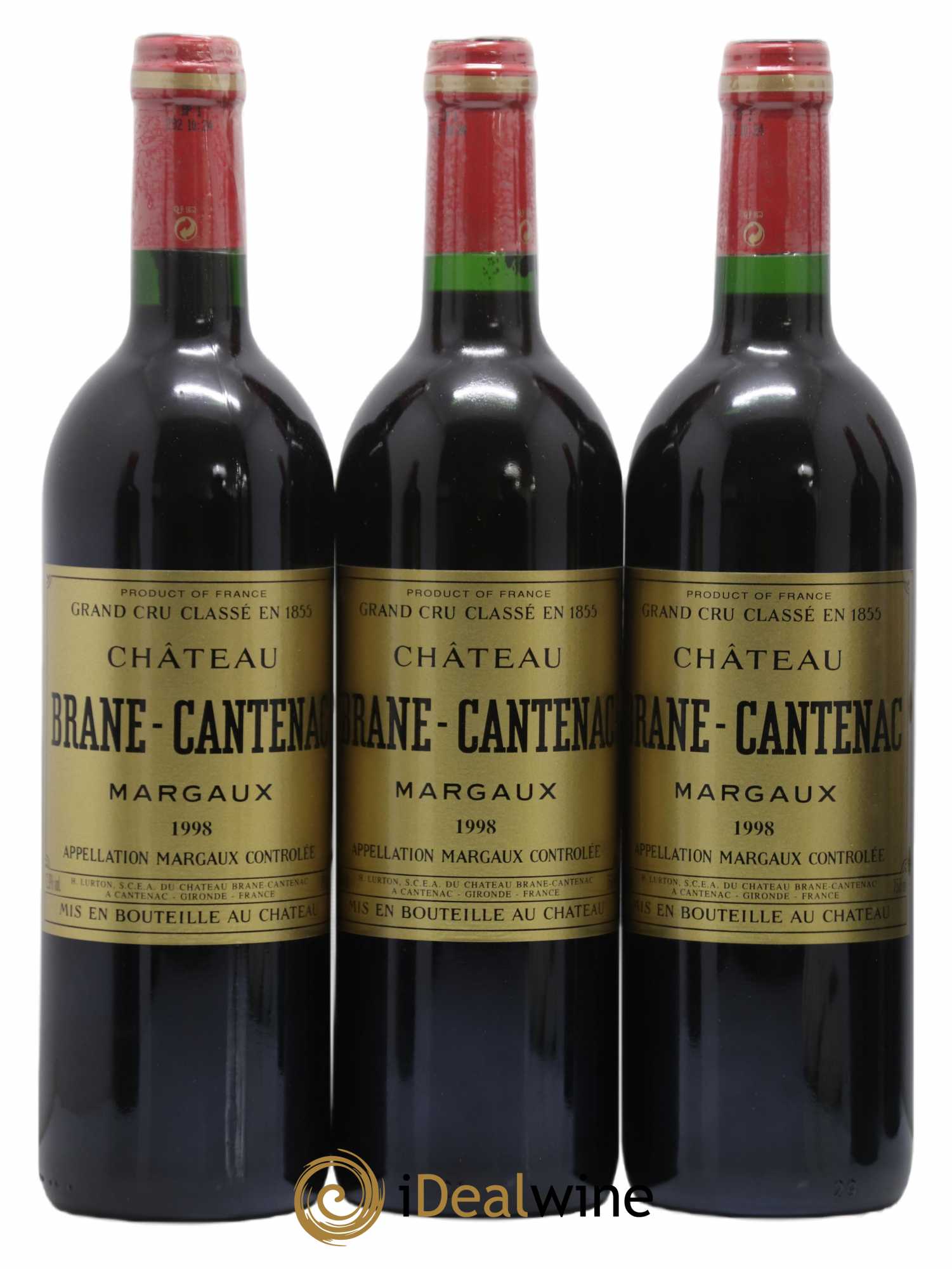Château Brane Cantenac 2ème Grand Cru Classé 1998 - Lot de 6 bouteilles - 1