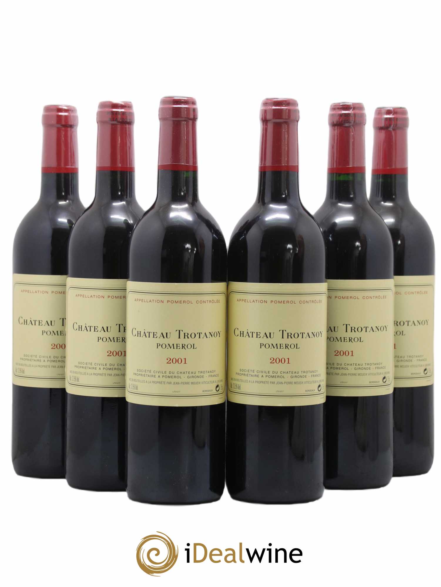Château Trotanoy 2001 - Lot de 6 bouteilles - 0