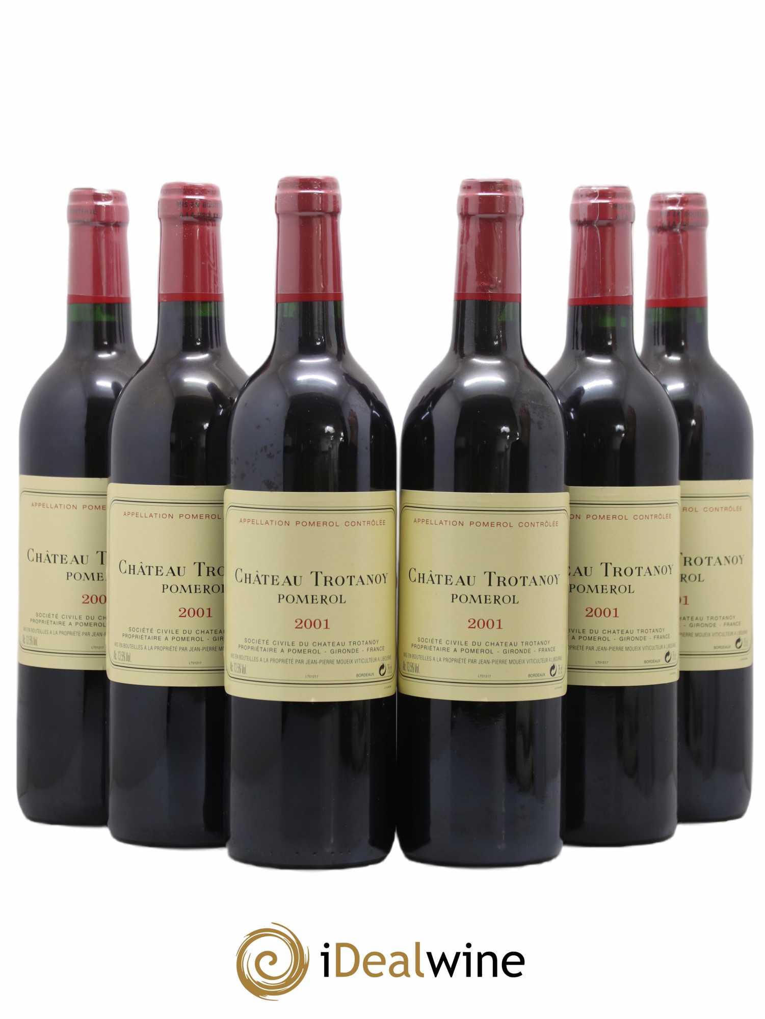 Château Trotanoy 2001 - Lot de 6 bouteilles - 0