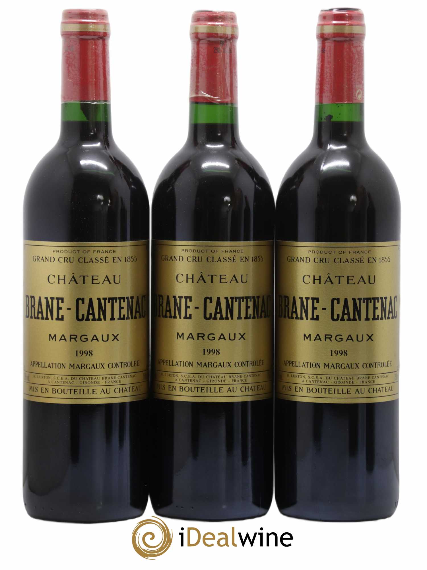 Château Brane Cantenac 2ème Grand Cru Classé 1998 - Lot de 6 bouteilles - 2