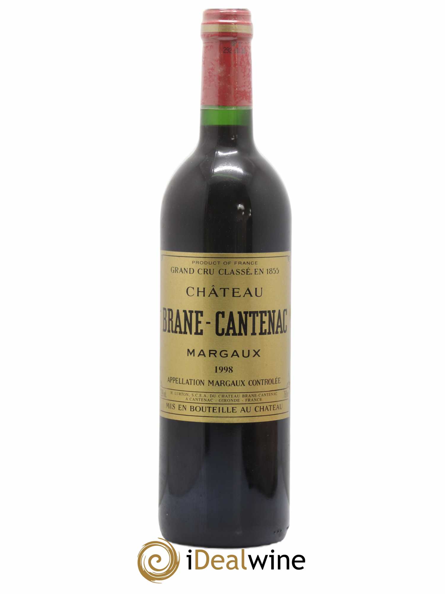 Château Brane Cantenac 2ème Grand Cru Classé 1998 - Lot de 1 bouteille - 0