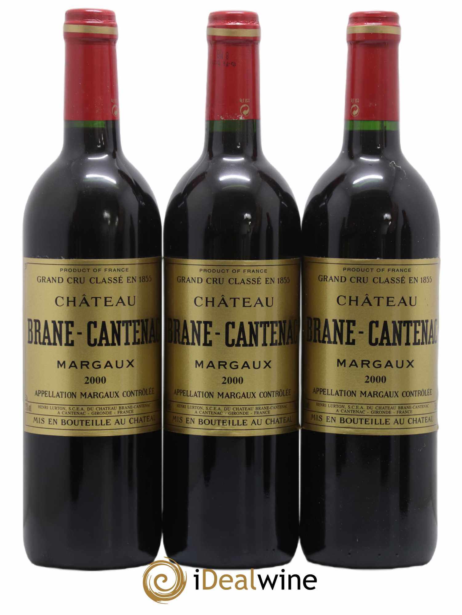 Château Brane Cantenac 2ème Grand Cru Classé 2000 - Lot de 6 bouteilles - 2