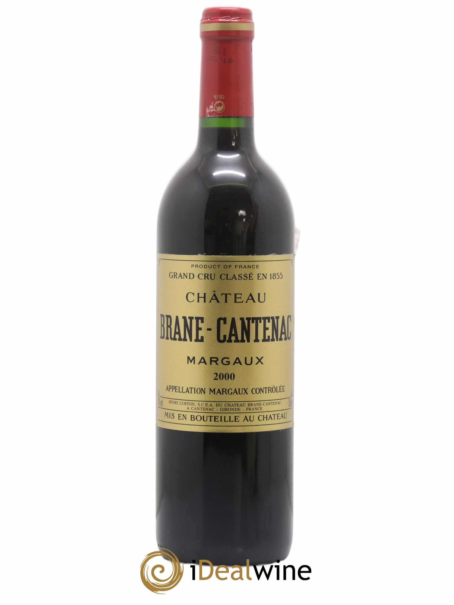 Château Brane Cantenac 2ème Grand Cru Classé 2000 - Lot de 1 bouteille - 0