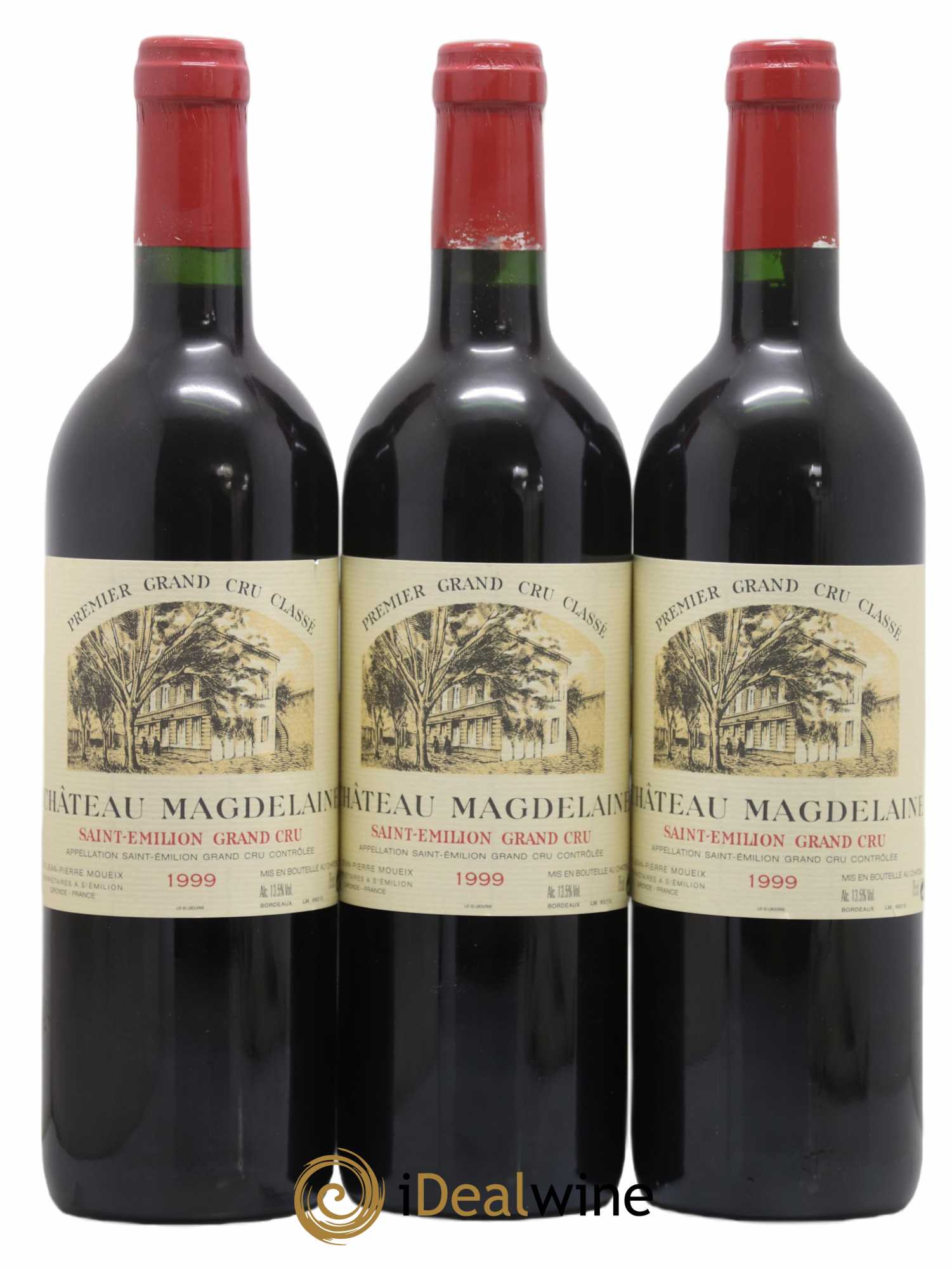 Château Magdelaine 1999 - Lot de 3 bouteilles - 0