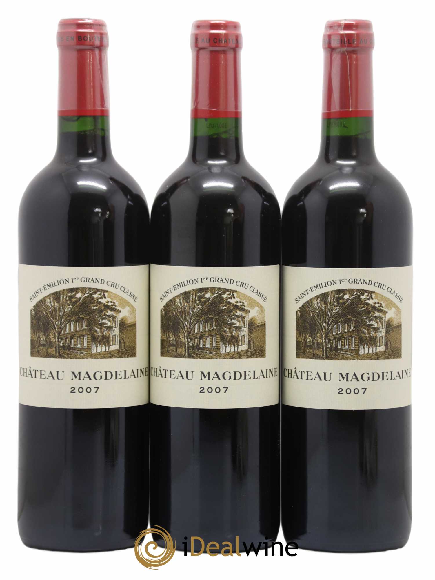 Château Magdelaine 2007 - Lot de 3 bouteilles - 0