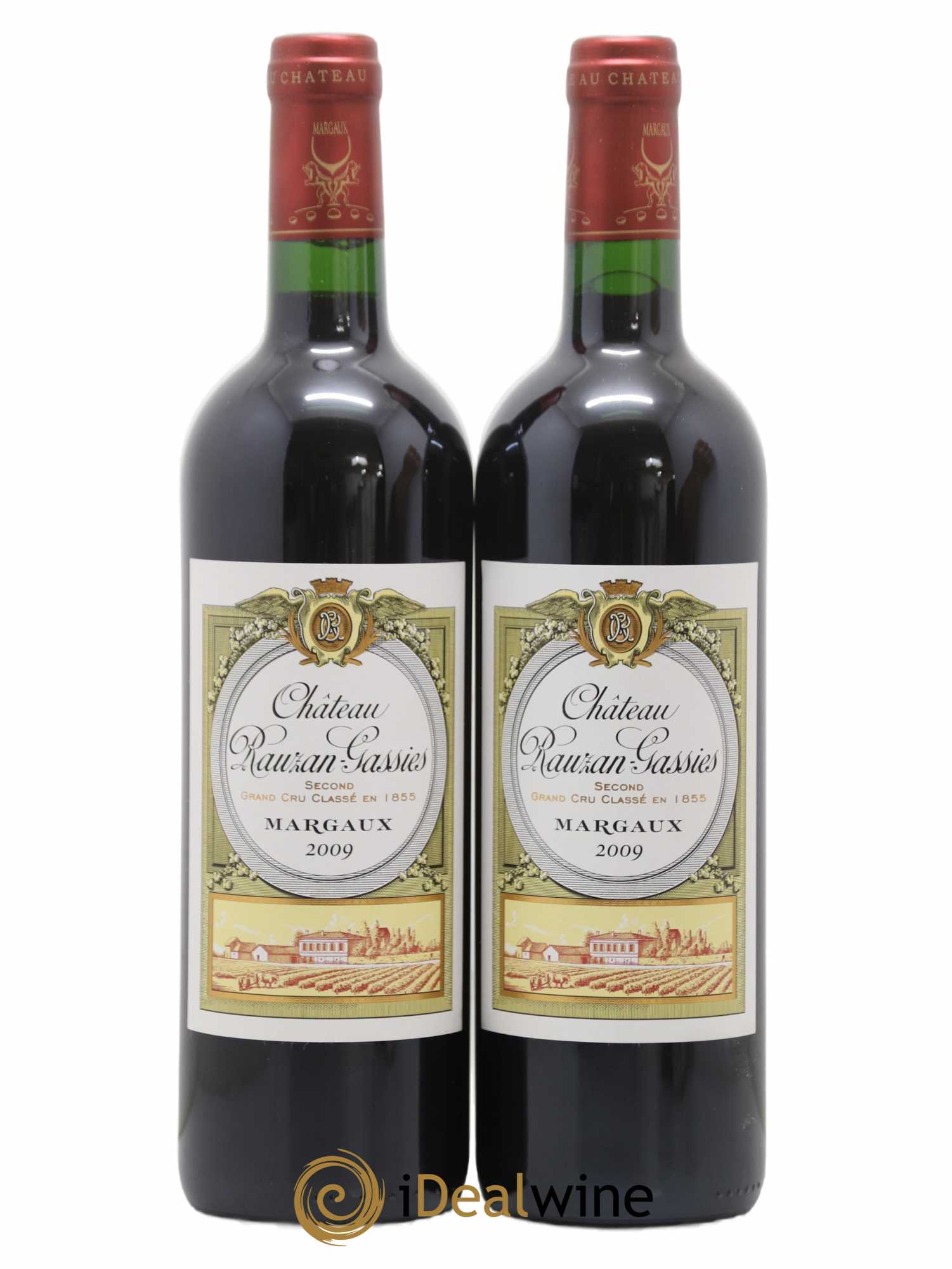 Château Rauzan-Gassies 2ème Grand Cru Classé 2009 - Lot de 2 bouteilles - 0