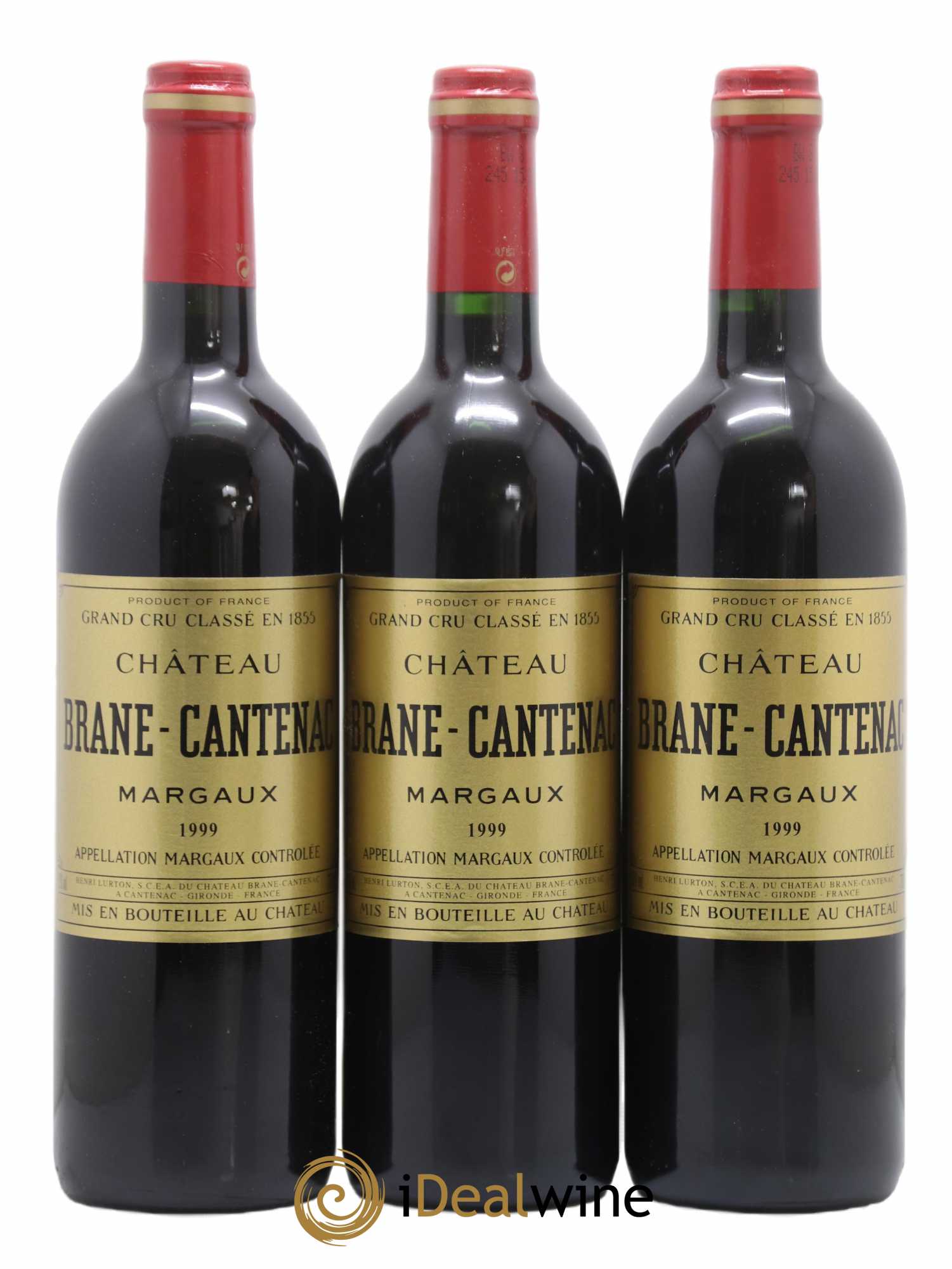 Château Brane Cantenac 2ème Grand Cru Classé 1999 - Lot de 12 bouteilles - 2