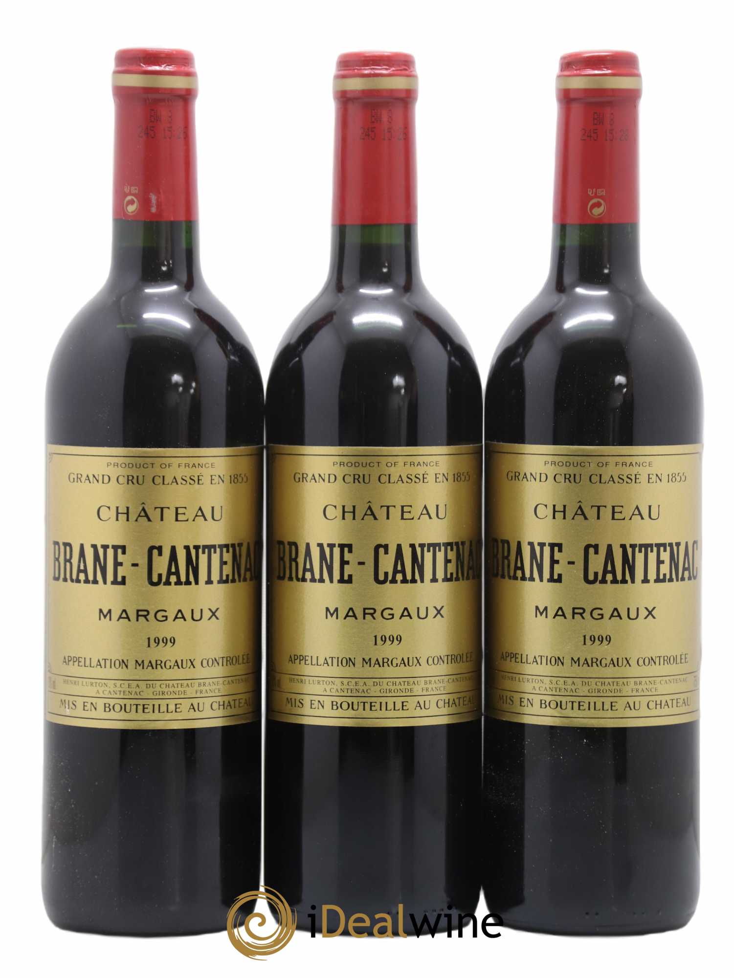 Château Brane Cantenac 2ème Grand Cru Classé 1999 - Lot de 12 bouteilles - 3