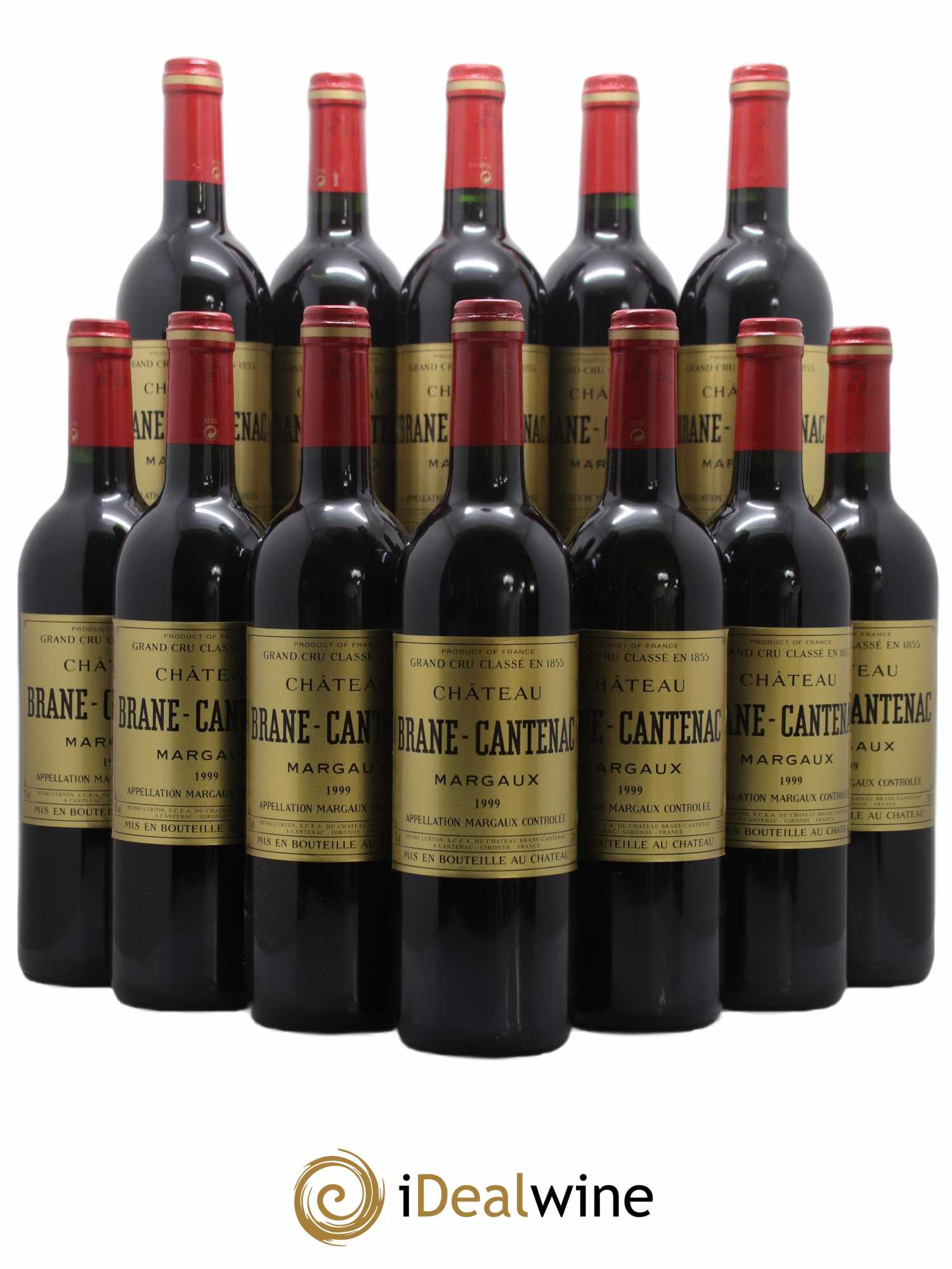 Château Brane Cantenac 2ème Grand Cru Classé 1999 - Lot de 12 bouteilles - 0