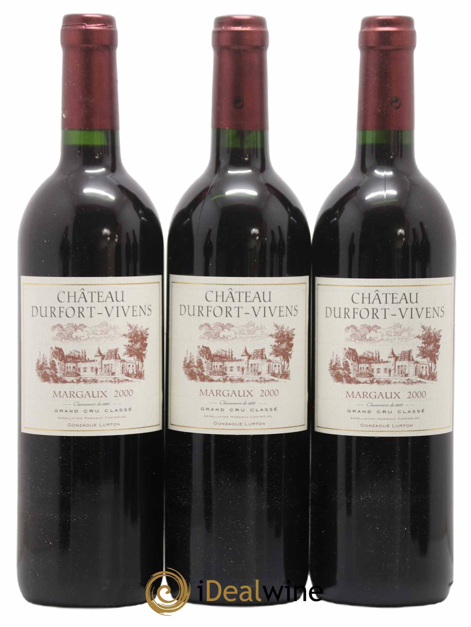 Château Durfort Vivens 2ème Grand Cru Classé 2000 - Lot de 6 bouteilles - 1