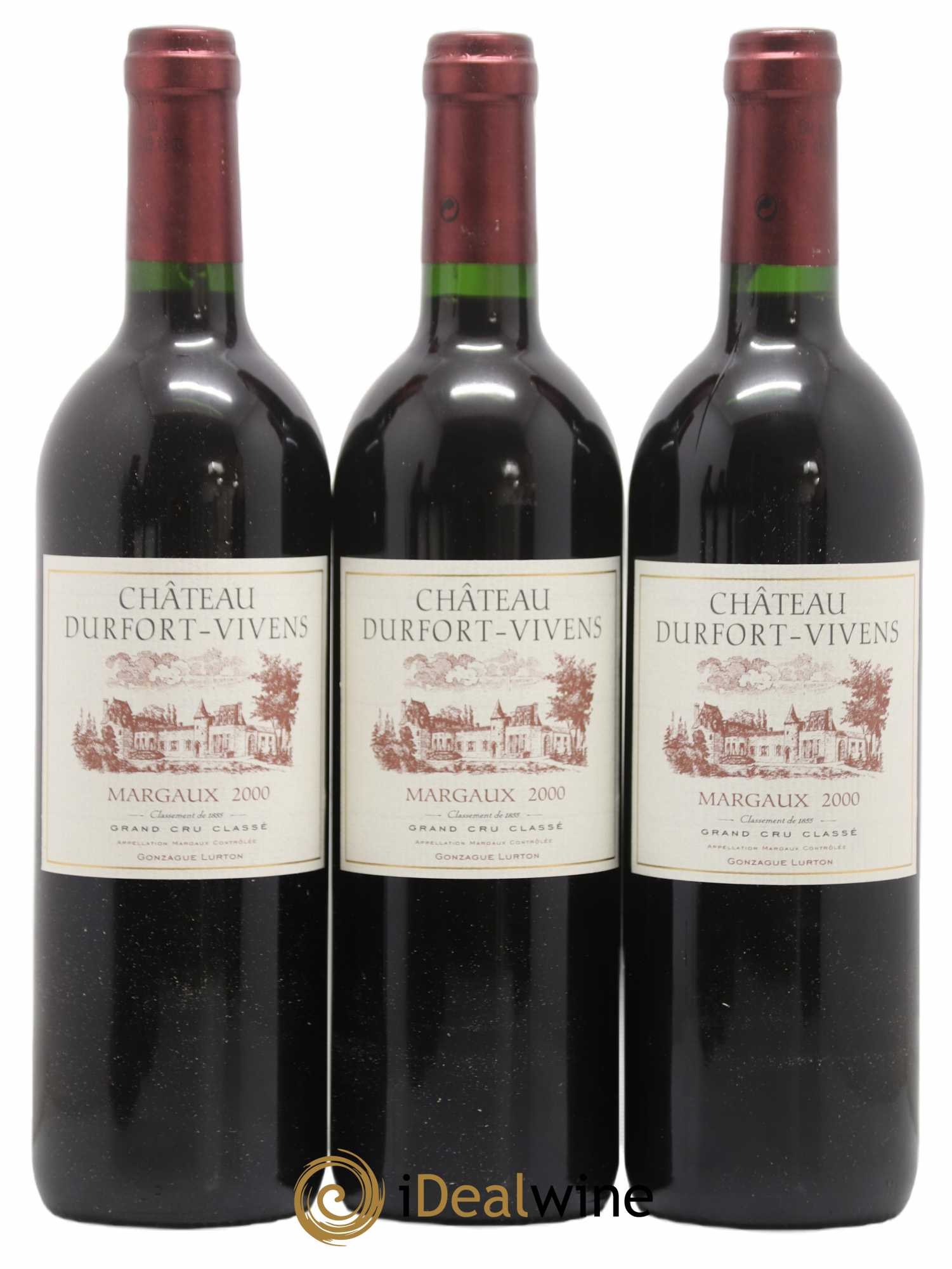 Château Durfort Vivens 2ème Grand Cru Classé 2000 - Lot de 6 bouteilles - 2