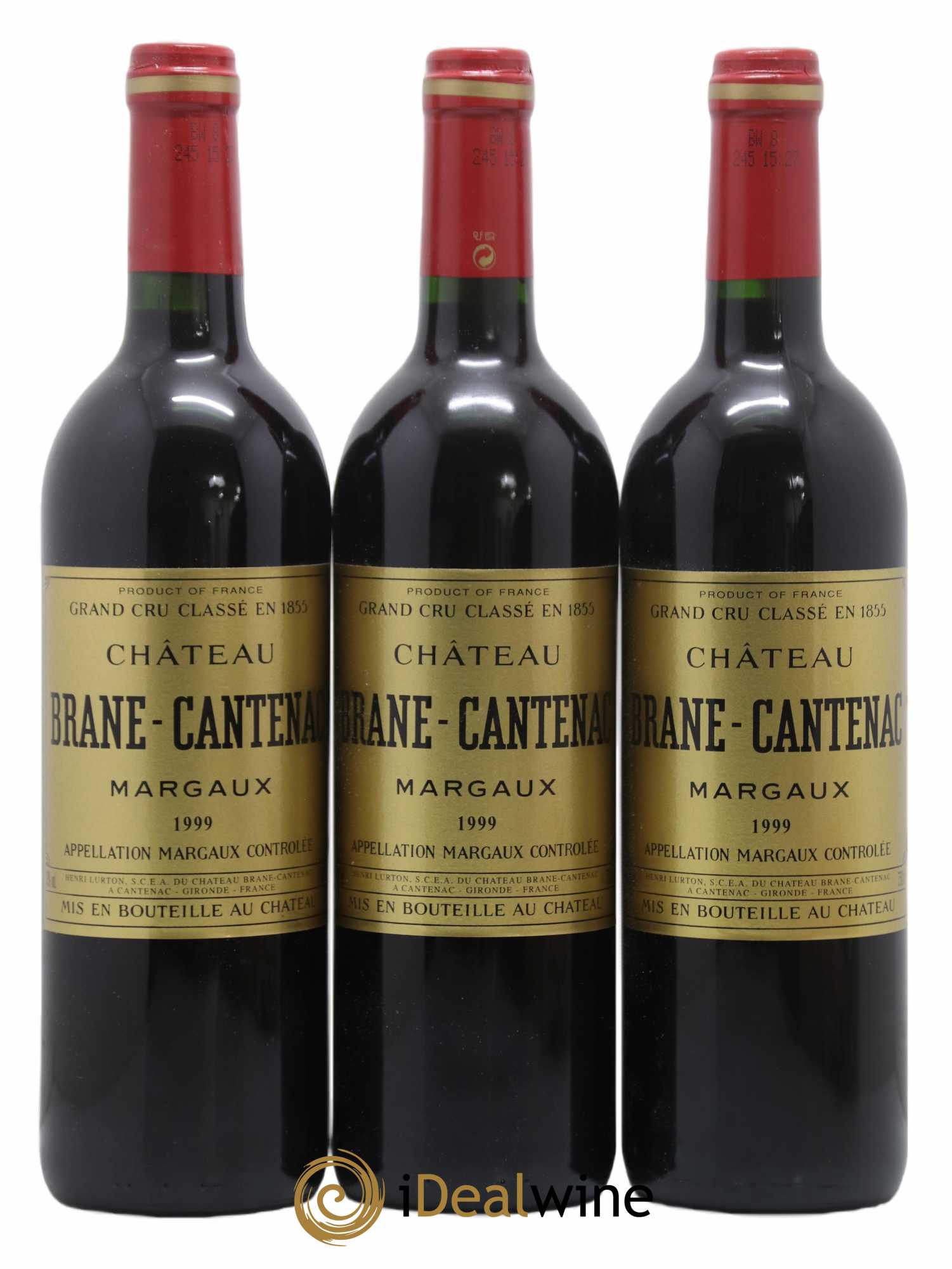 Château Brane Cantenac 2ème Grand Cru Classé 1999 - Lot de 12 bouteilles - 3