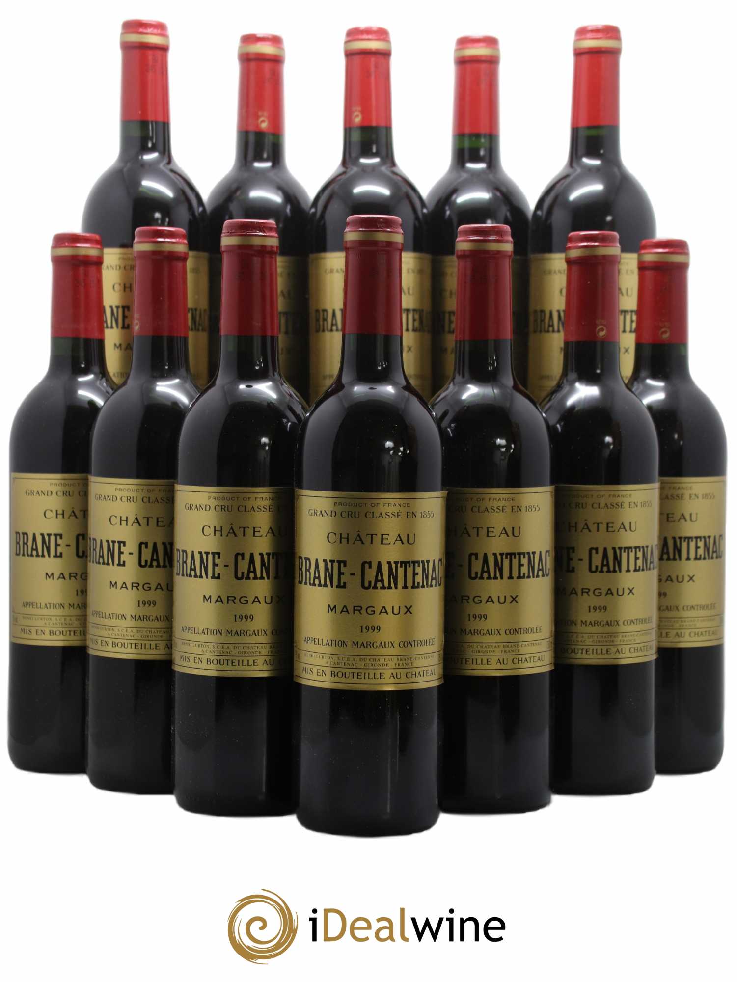 Château Brane Cantenac 2ème Grand Cru Classé 1999 - Lot de 12 bouteilles - 0
