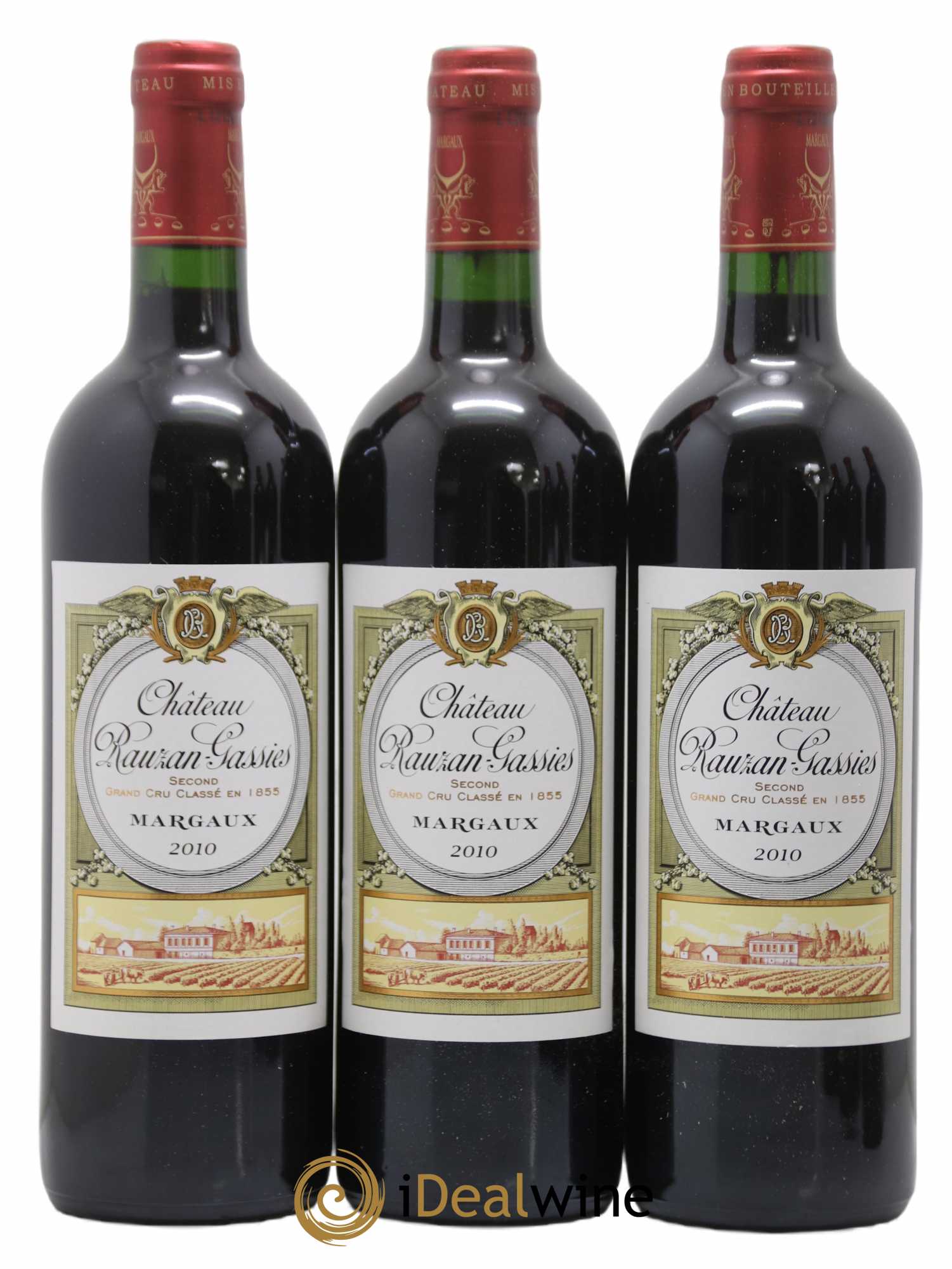 Château Rauzan-Gassies 2ème Grand Cru Classé 2010 - Lot de 12 bouteilles - 1