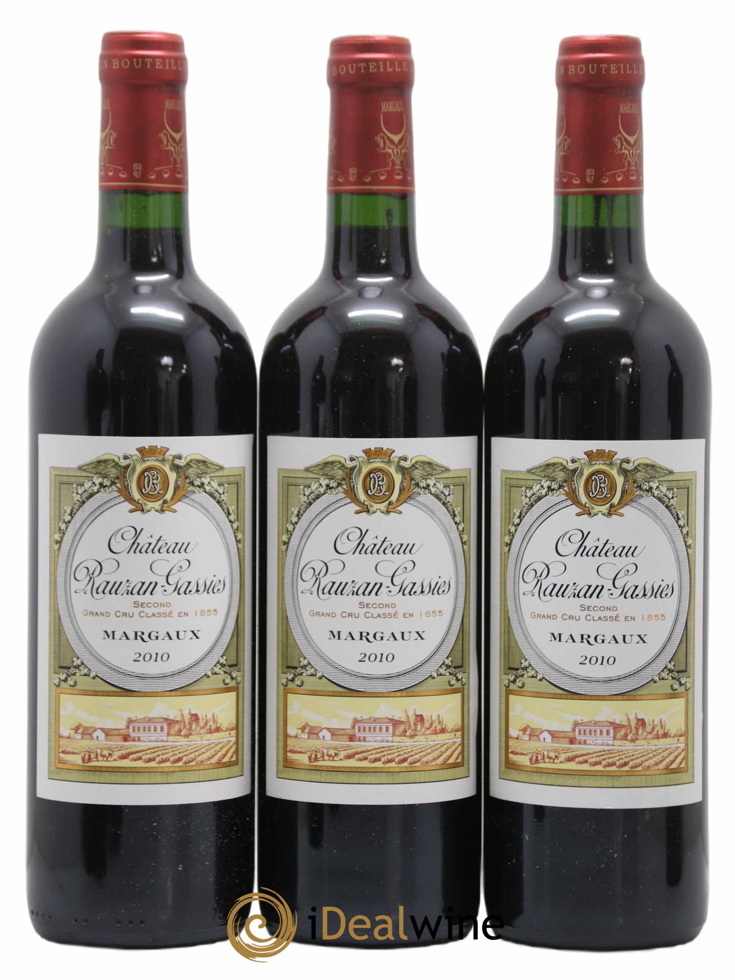 Château Rauzan-Gassies 2ème Grand Cru Classé 2010 - Lot de 12 bouteilles - 2