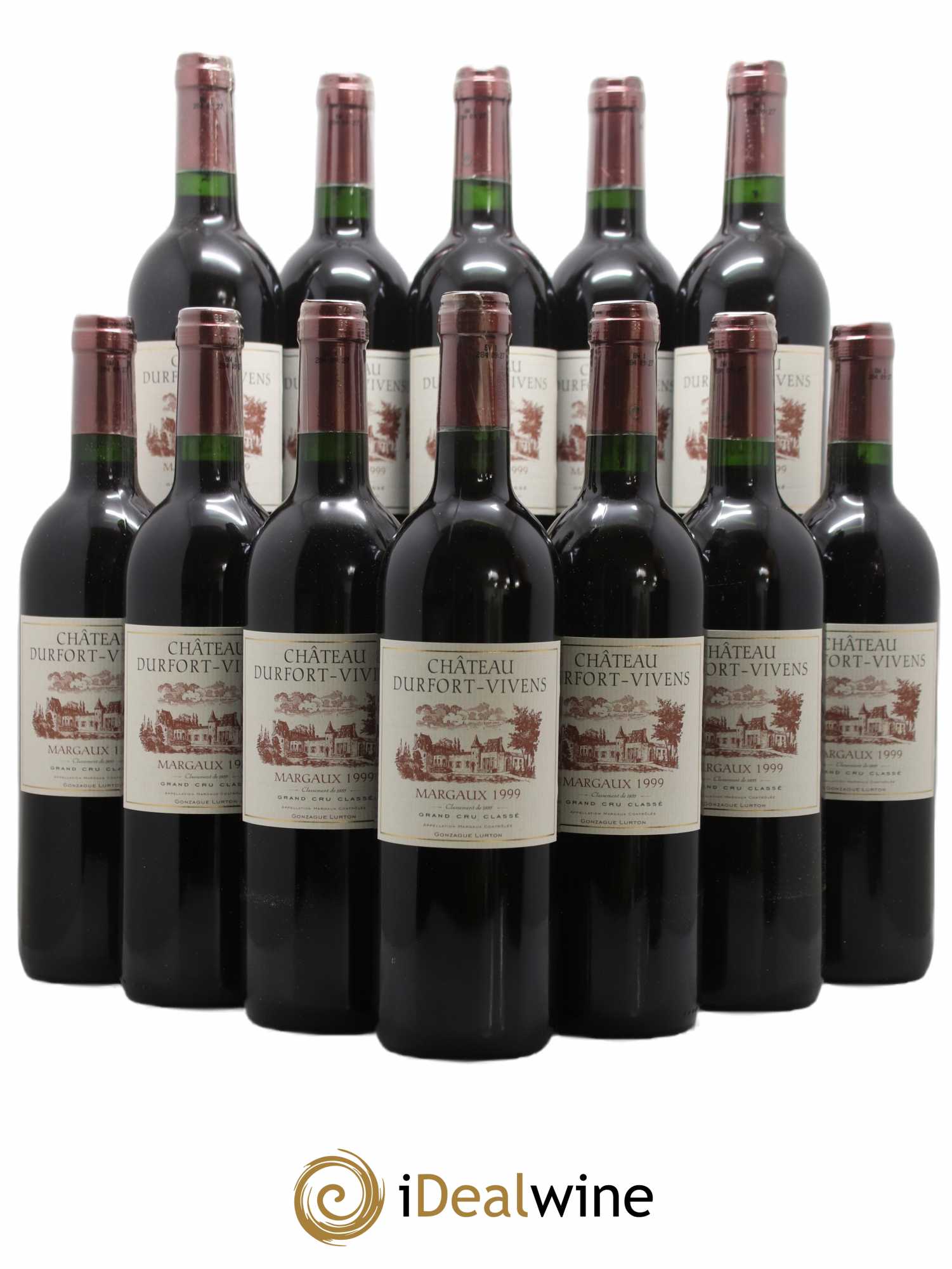 Château Durfort Vivens 2ème Grand Cru Classé 1999 - Lot de 12 bouteilles - 0