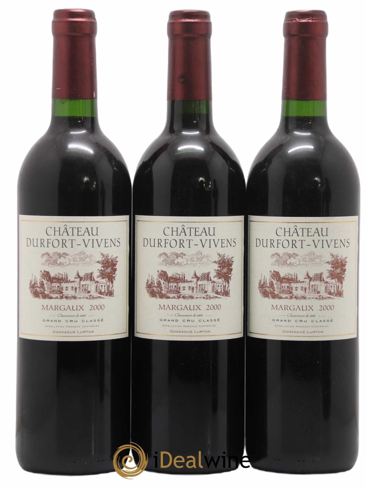 Château Durfort Vivens 2ème Grand Cru Classé 2000 - Lot de 12 bouteilles - 1