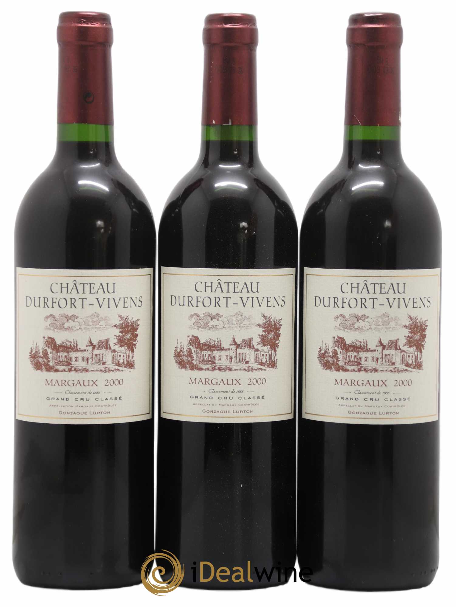 Château Durfort Vivens 2ème Grand Cru Classé 2000 - Lot de 12 bouteilles - 2